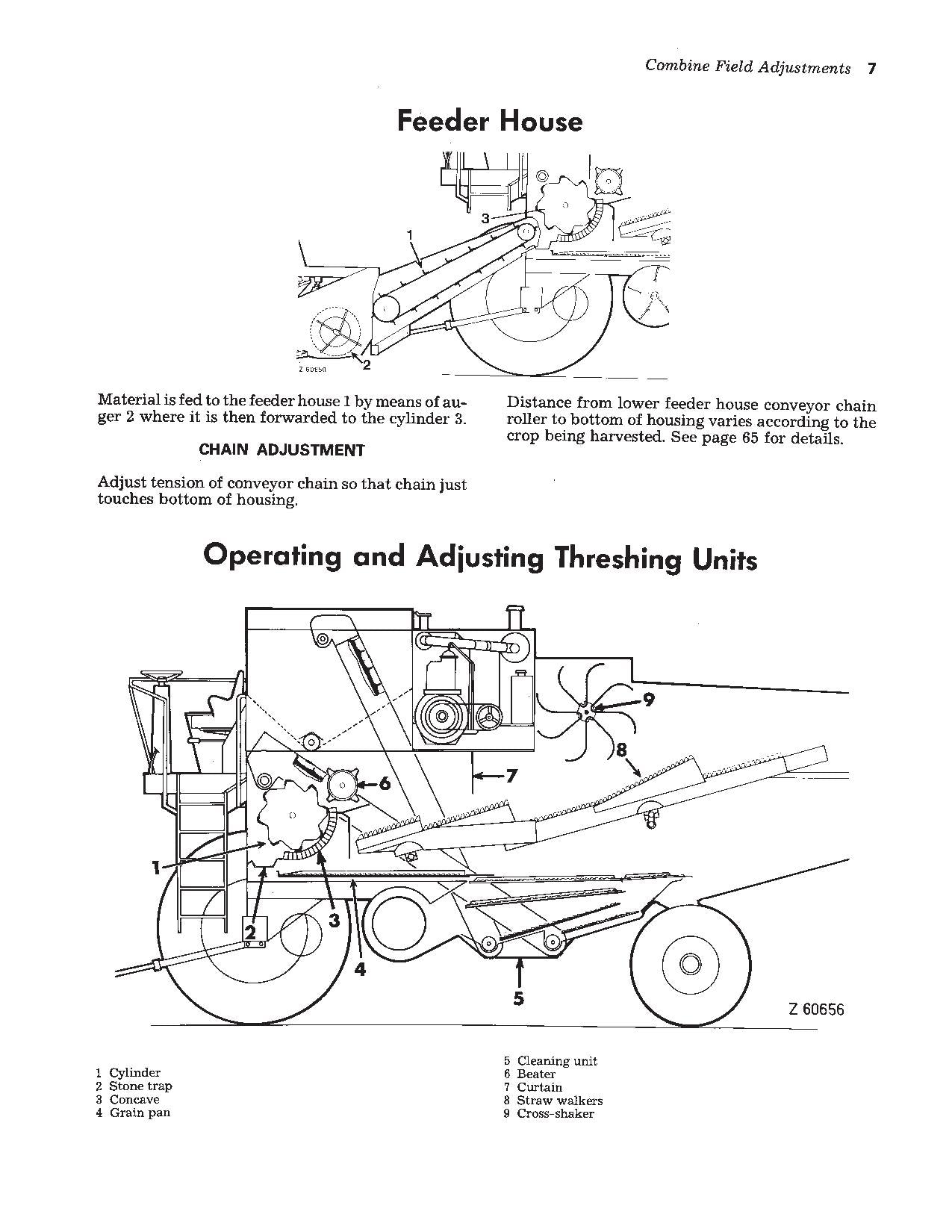 JOHN DEERE 965 965H 975 985 MÄHDRESCHER-BETRIEBSHANDBUCH SER.000000-018097