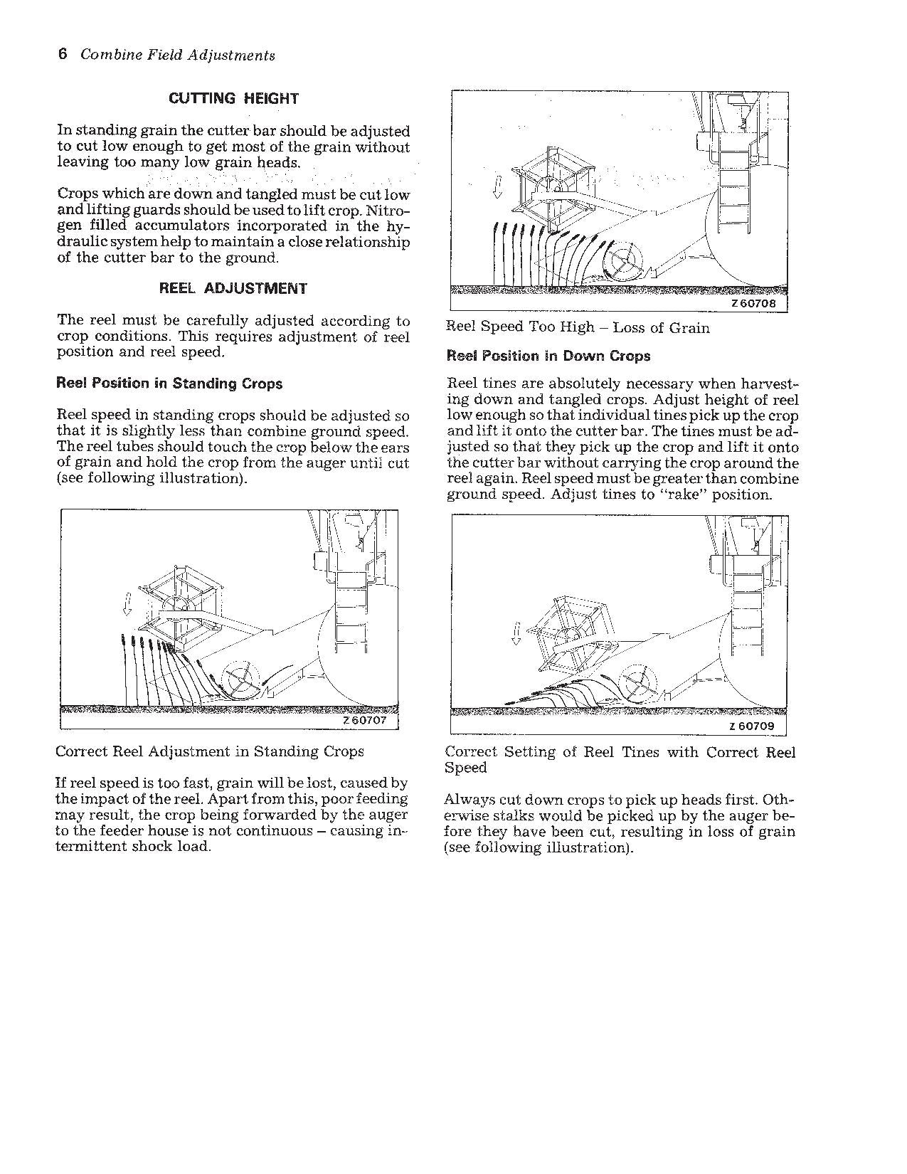 MANUEL D'UTILISATION DE LA MOISSONNEUSE-BATTEUSE JOHN DEERE 965 965H 975 985 OMZ91181