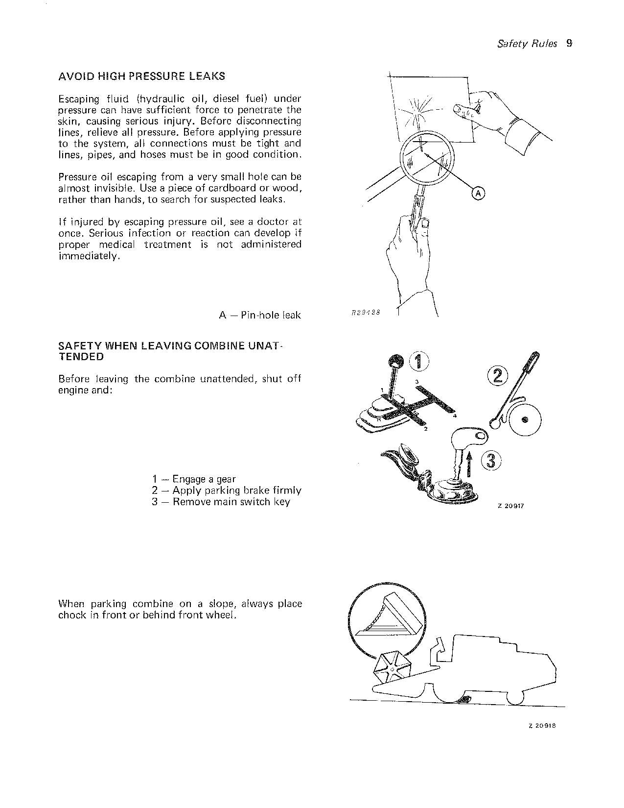 JOHN DEERE 975H 985H MÄHDRESCHER-BETRIEBSHANDBUCH #2