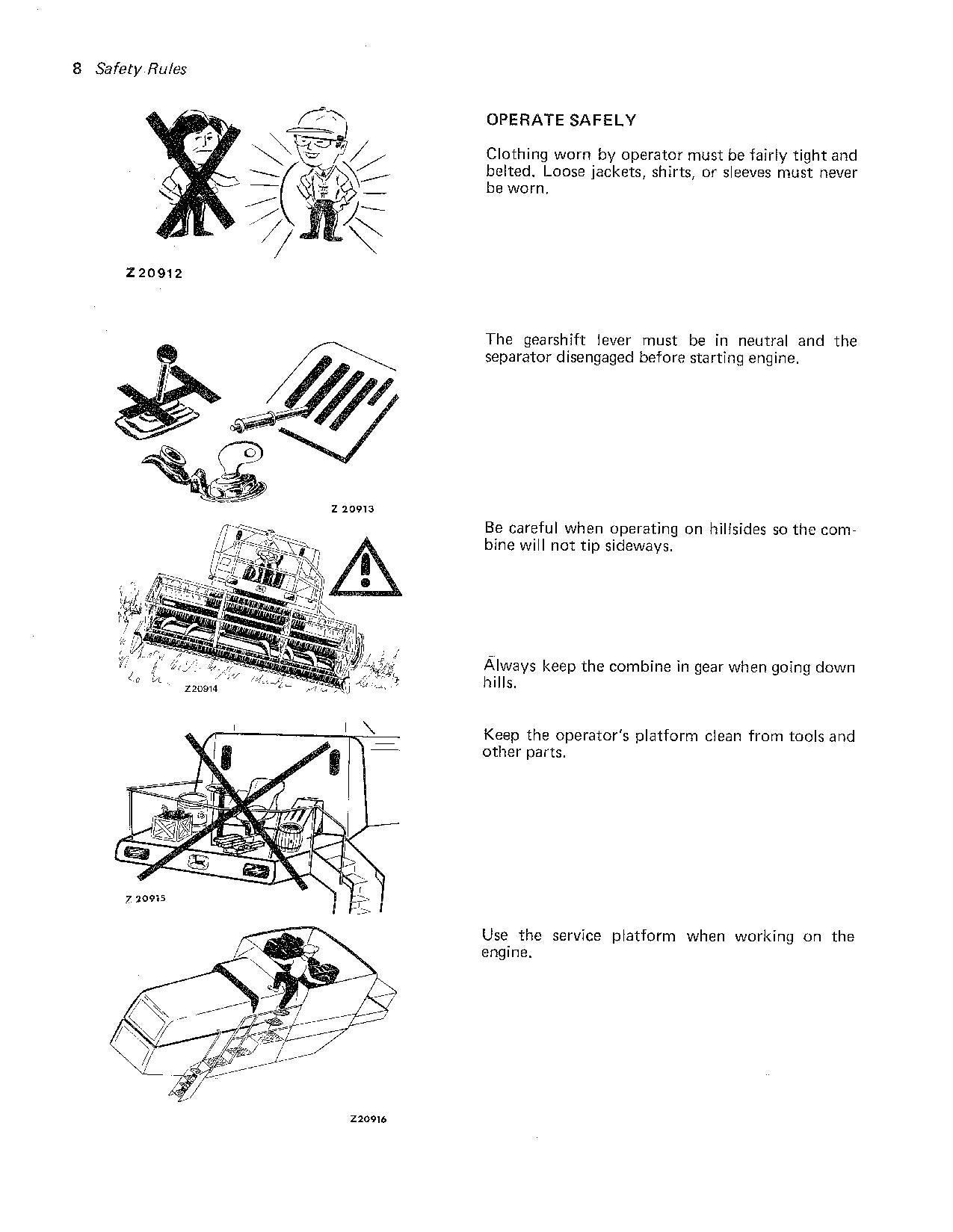 JOHN DEERE 975H 985H MÄHDRESCHER-BETRIEBSHANDBUCH #2