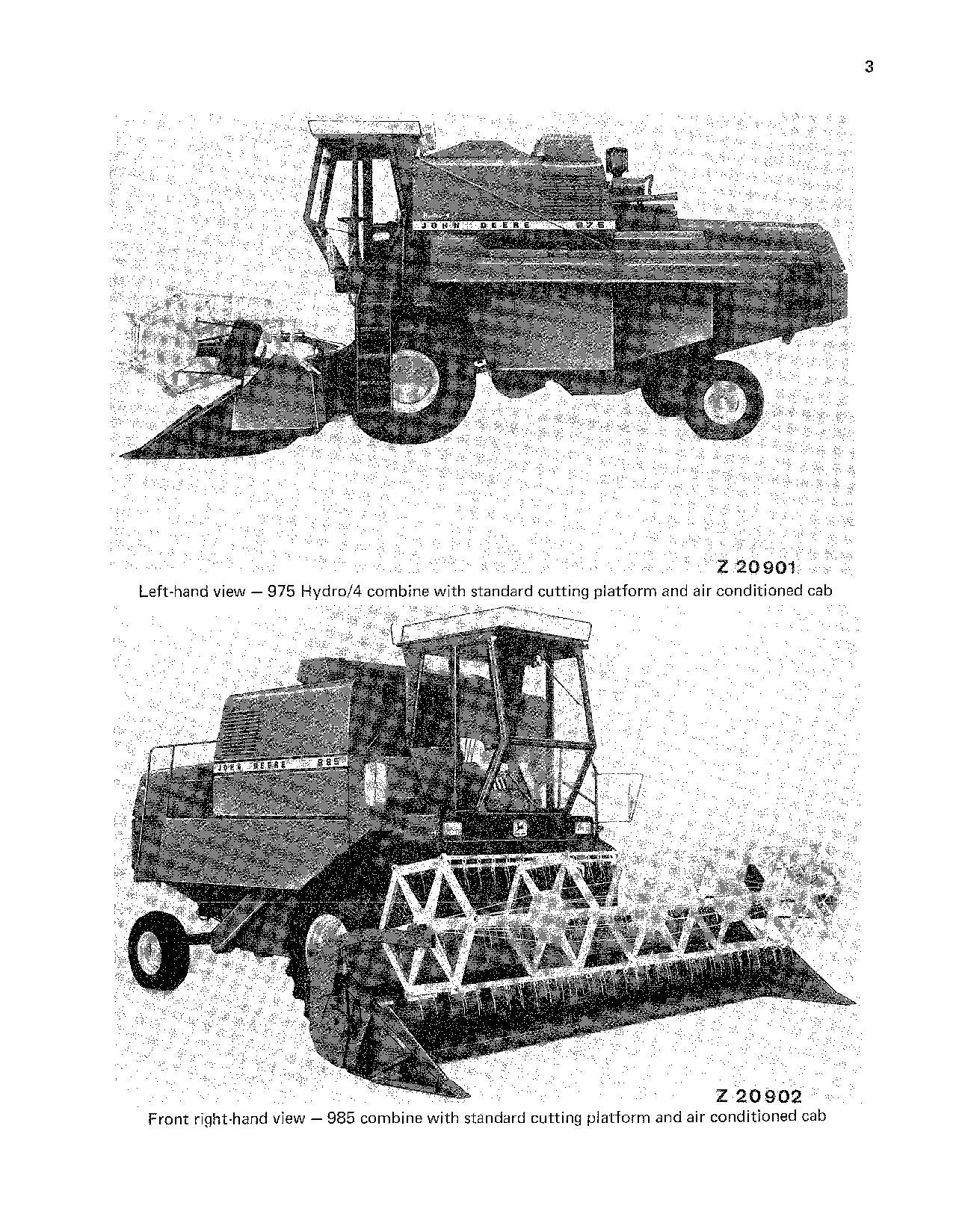 MANUEL D'UTILISATION DE LA MOISSONNEUSE-BATTEUSE JOHN DEERE 975H 985H #2