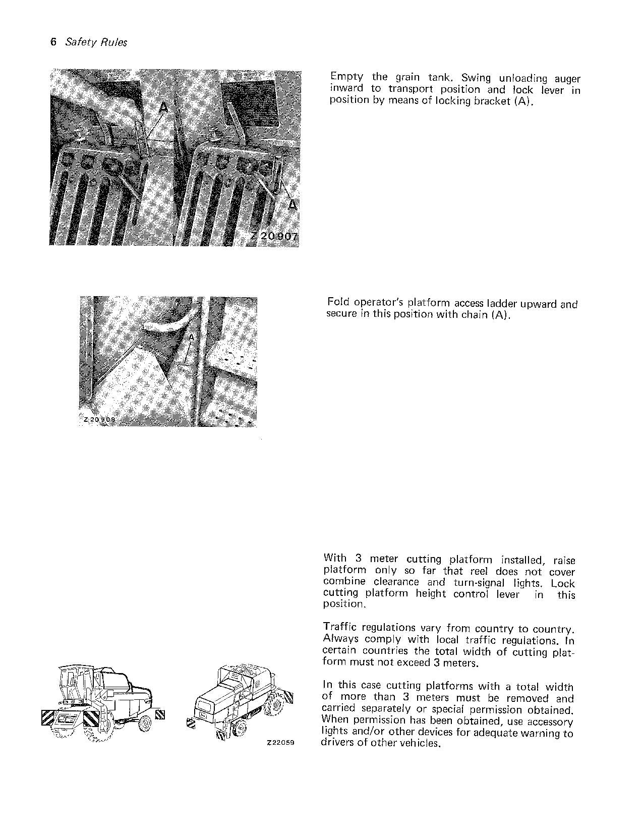 JOHN DEERE 975H 985H MÄHDRESCHER-BETRIEBSHANDBUCH #2