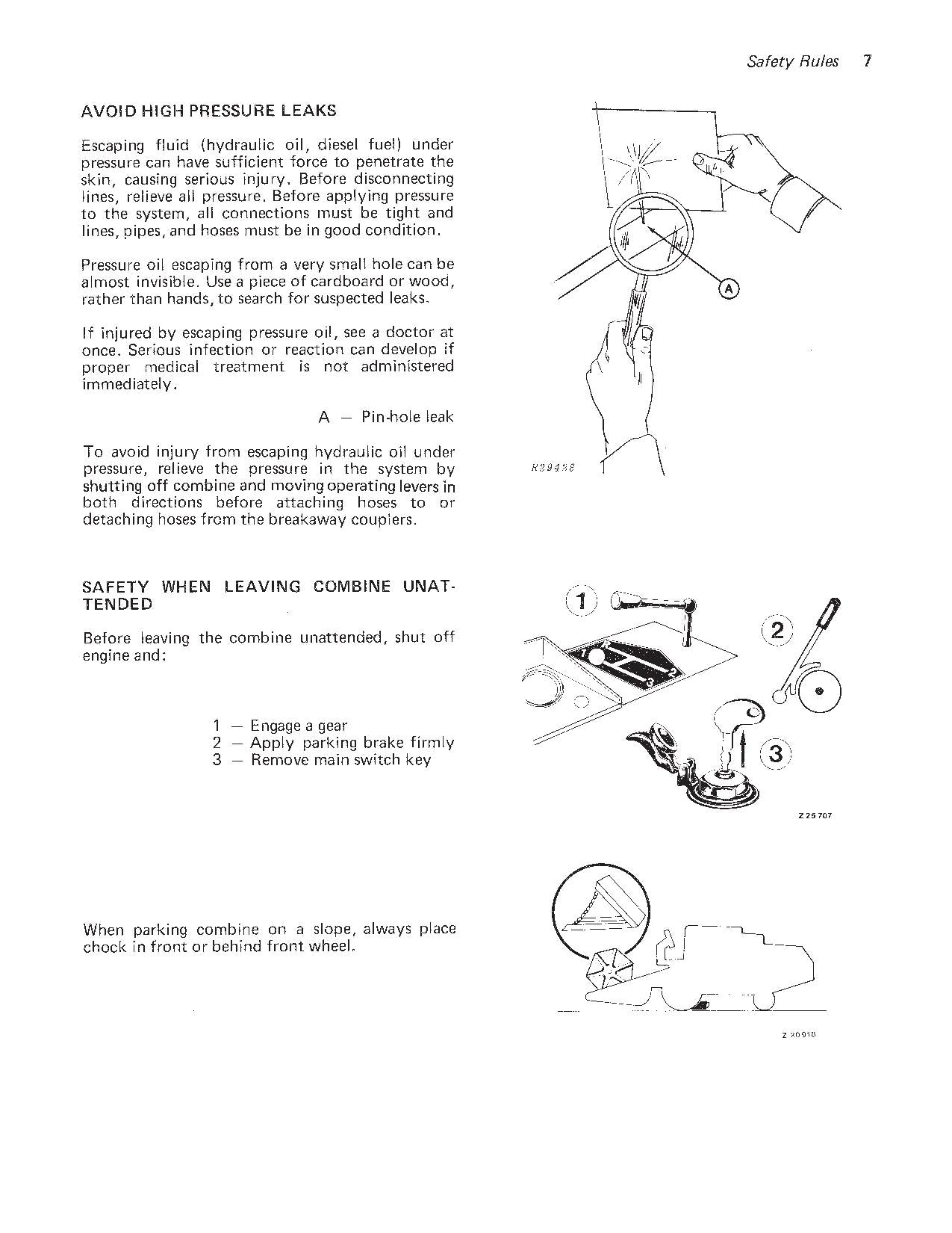 JOHN DEERE 932 942 952 COMBINE OPERATOR MANUAL #1