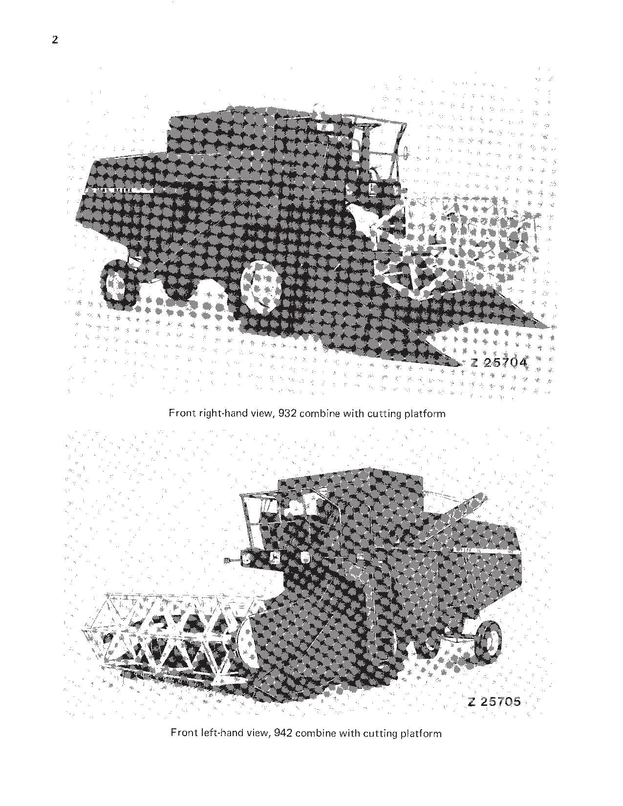 JOHN DEERE 932 942 952 COMBINE OPERATOR MANUAL #1