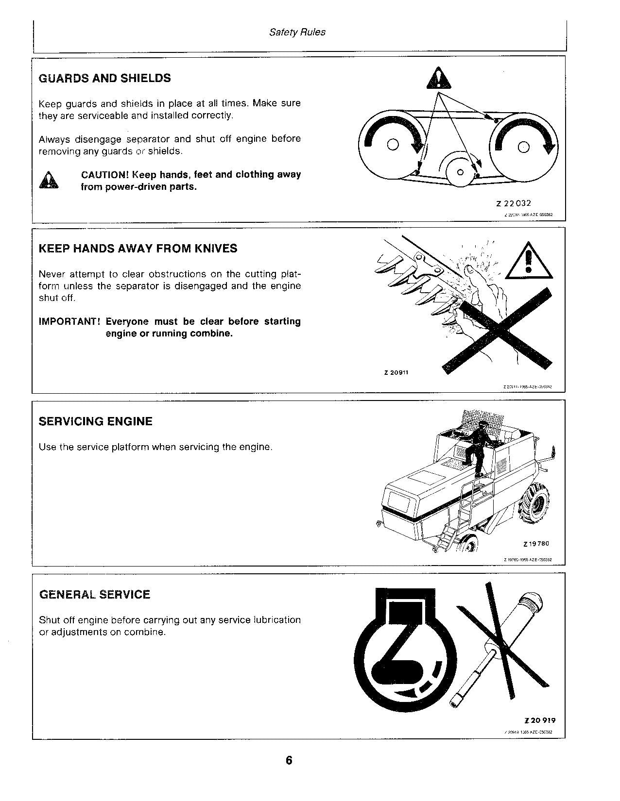 JOHN DEERE 1068H MÄHDRESCHER-BETRIEBSHANDBUCH