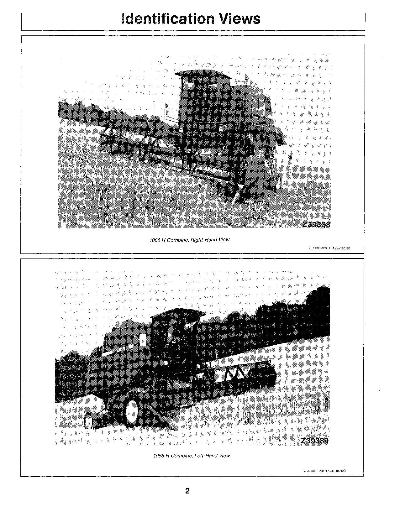 JOHN DEERE 1068H MÄHDRESCHER-BETRIEBSHANDBUCH