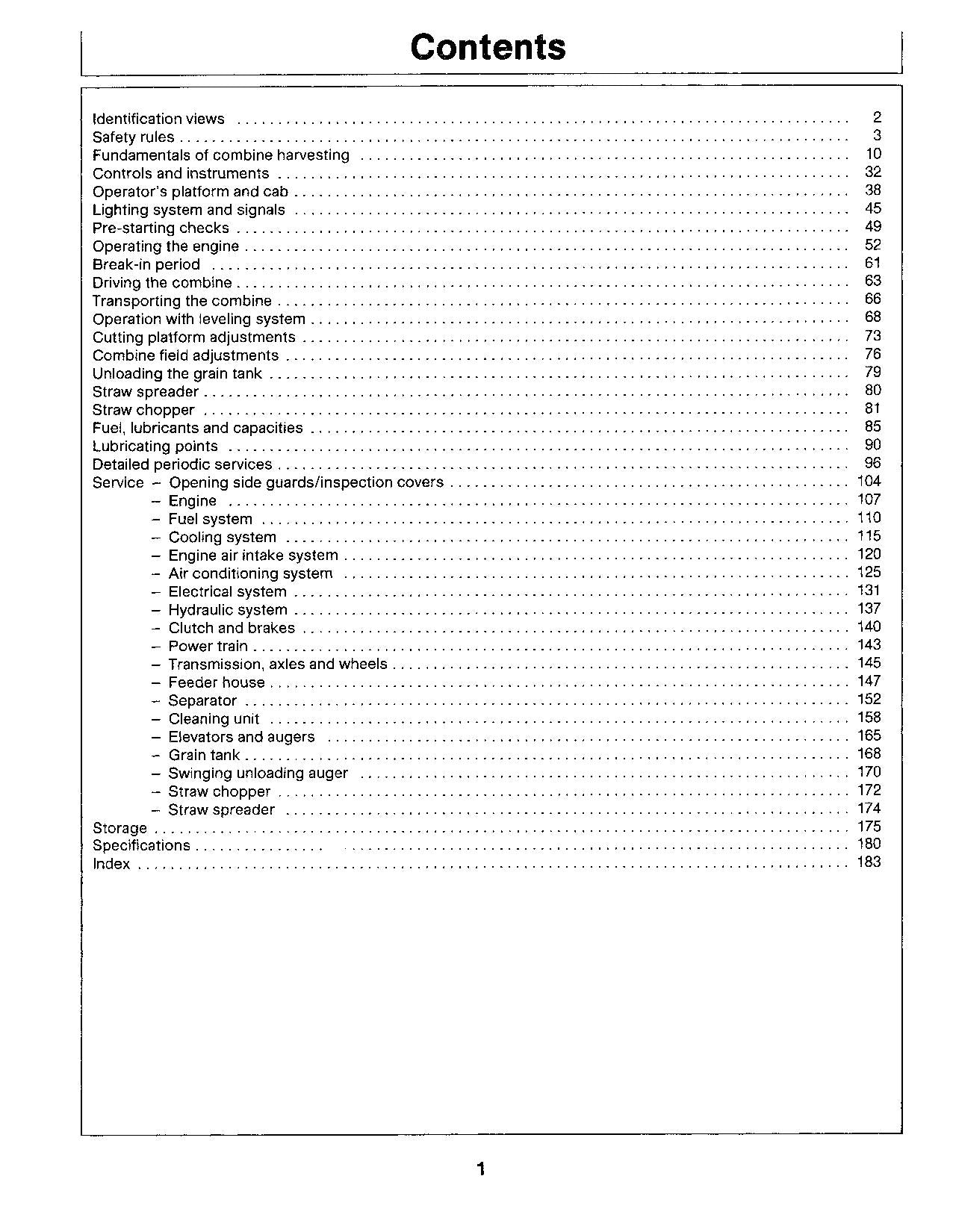 JOHN DEERE 1068H MÄHDRESCHER-BETRIEBSHANDBUCH