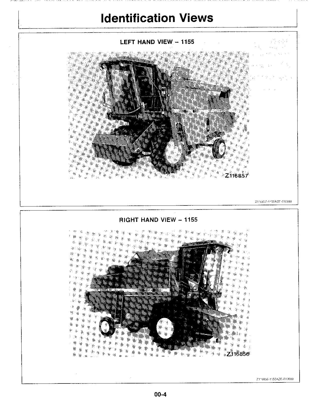 JOHN DEERE 1155 1157 1158 MÄHDRESCHER-BETRIEBSHANDBUCH