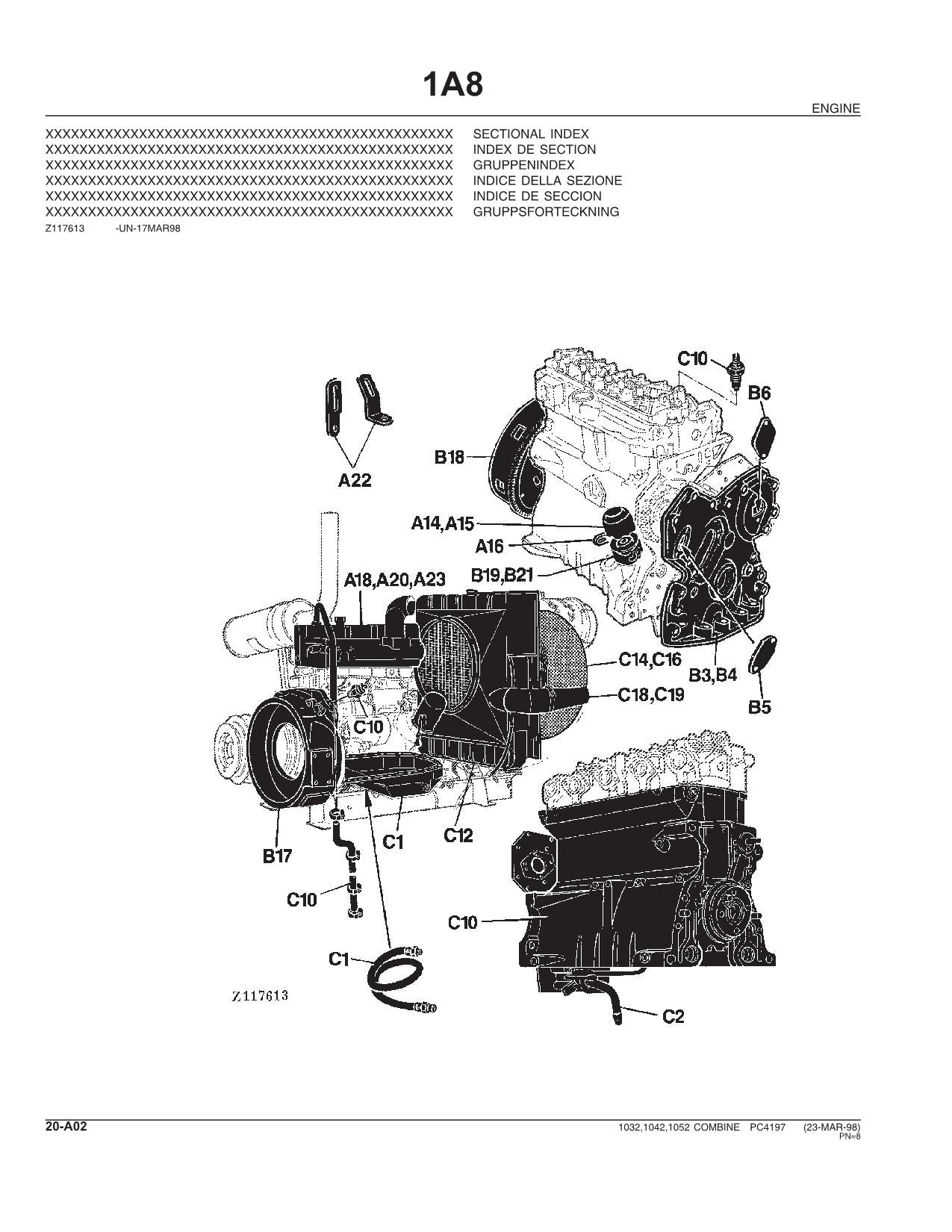 MANUEL D'UTILISATION DE LA MOISSONNEUSE-BATTEUSE JOHN DEERE 1032 1042 1052 #2