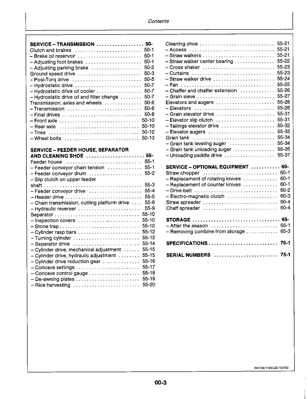 JOHN DEERE 1166SII 1166SII Hydro 4 1174SII 1174SII  COMBINE OPERATOR MANUAL