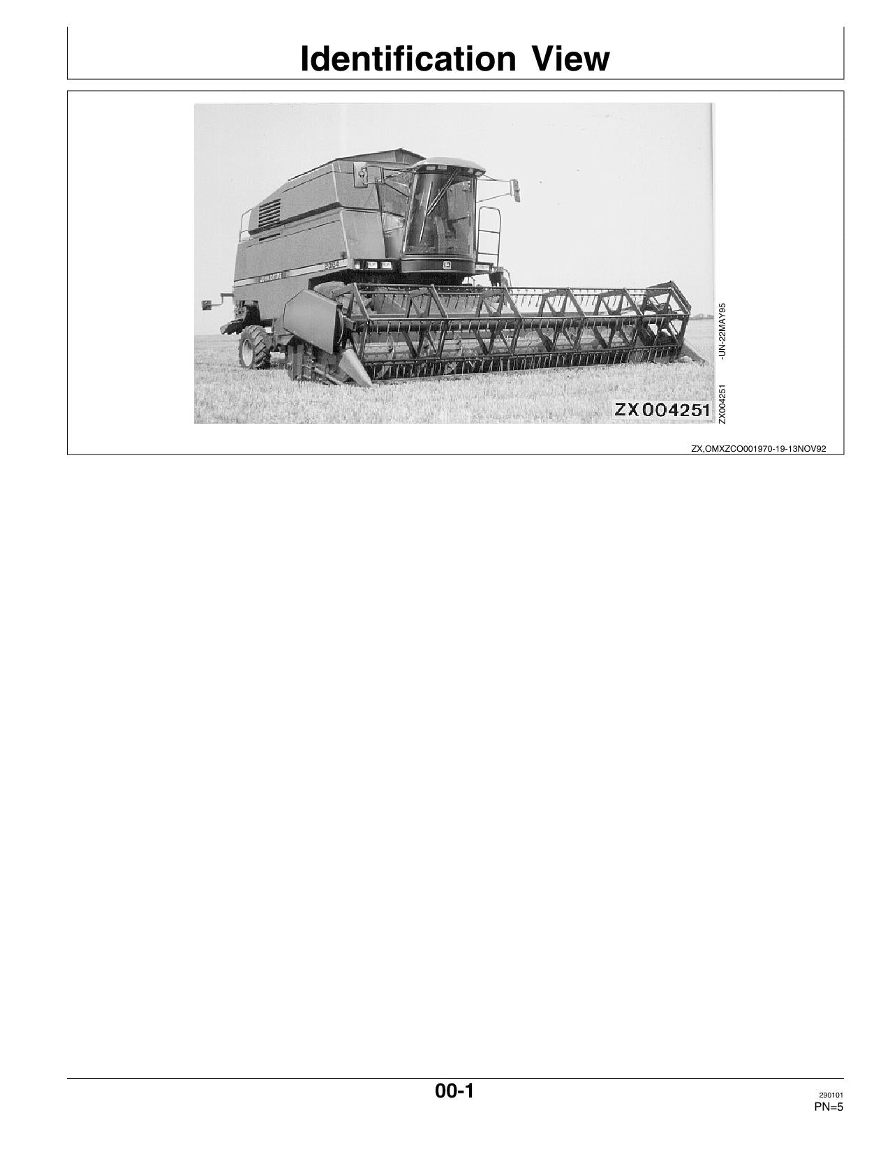 JOHN DEERE 2054 2056 2058 2064 2066 MÄHDRESCHER-BETRIEBSHANDBUCH Nr. 2