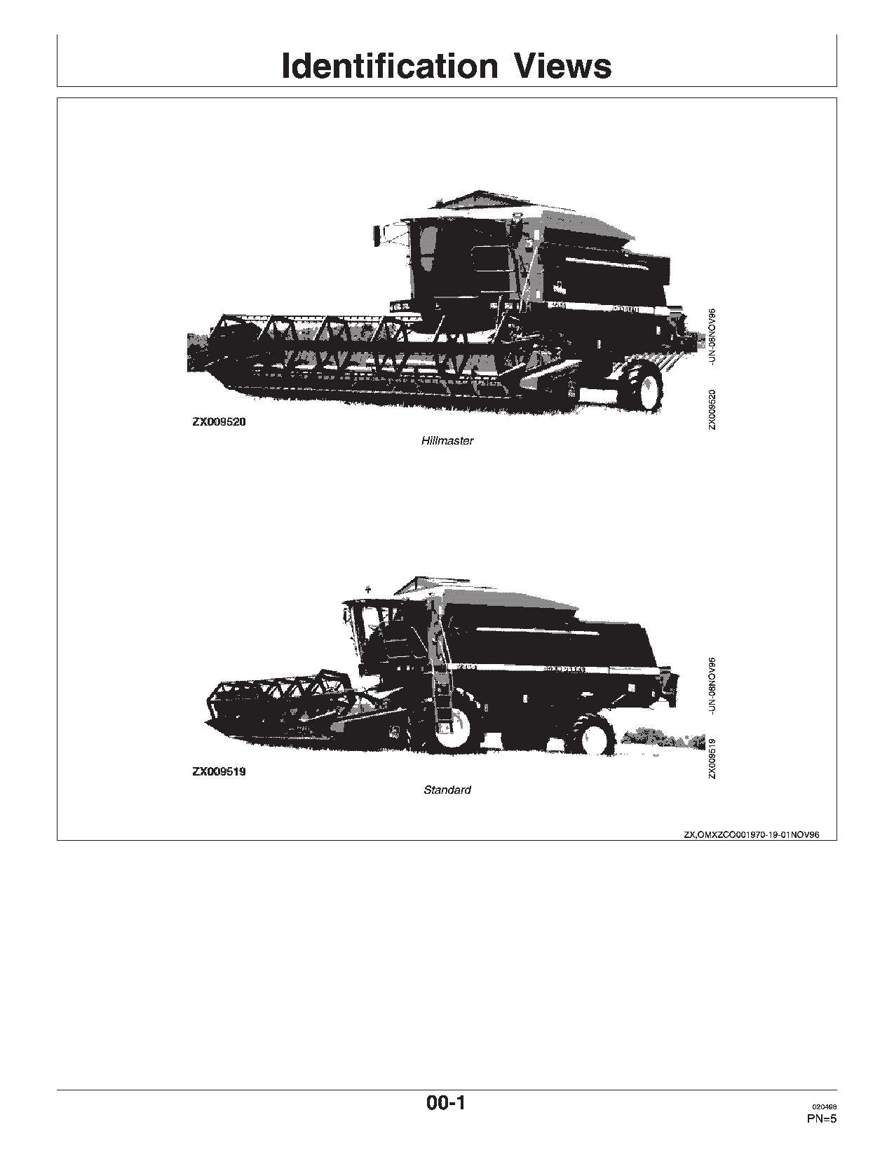 JOHN DEERE 2254 2256 2258 2264 2266 MÄHDRESCHER-BETRIEBSHANDBUCH Nr. 2