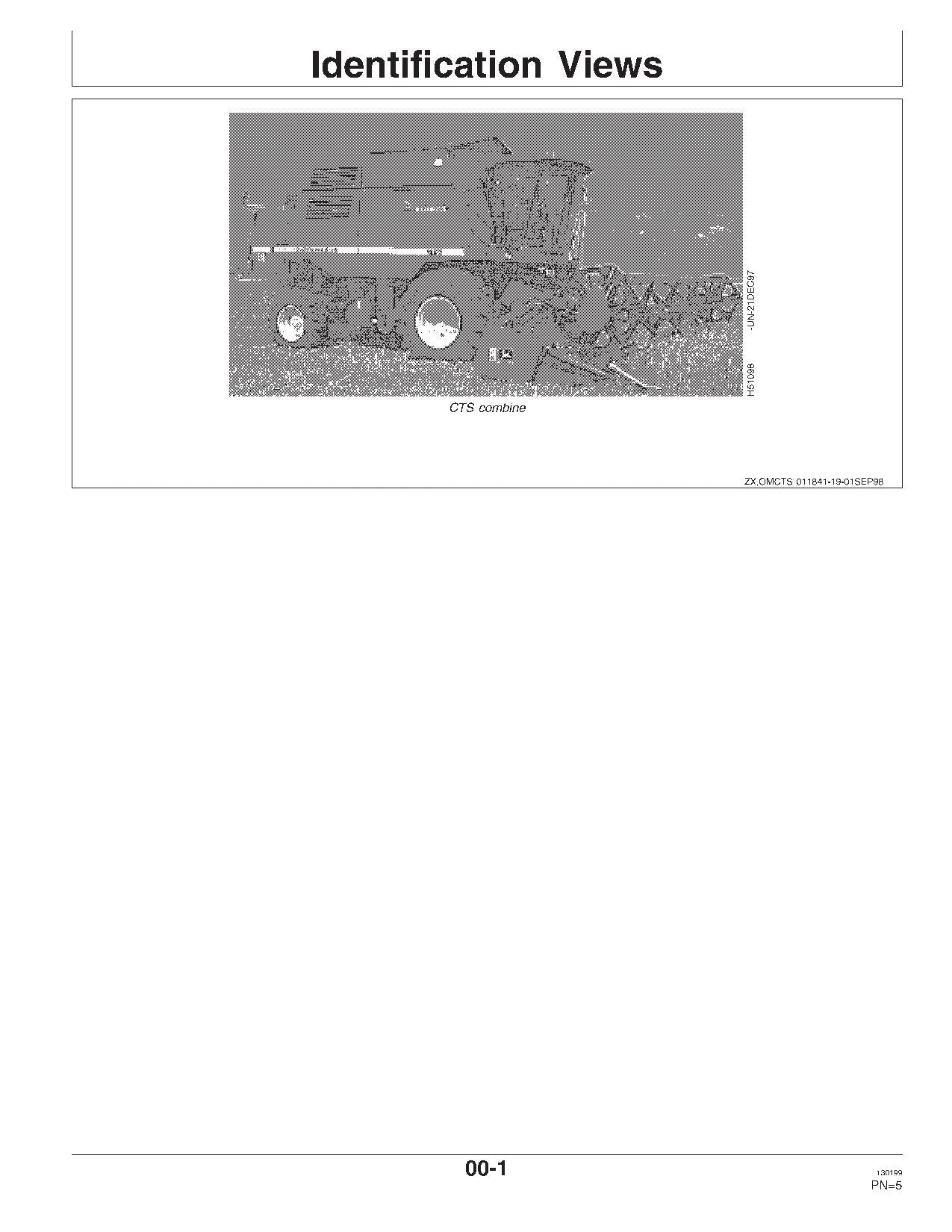 JOHN DEERE CTS MÄHDRESCHER-BETRIEBSHANDBUCH NR. 5