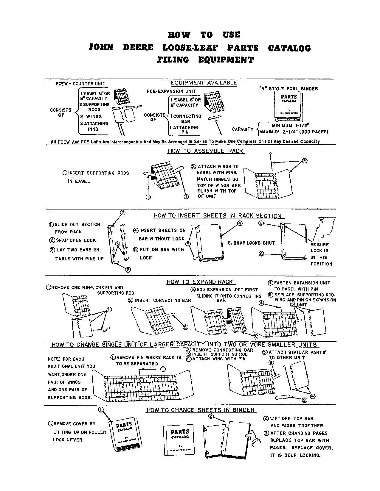 JOHN DEERE 9 COMBINE PARTS CATALOG MANUAL