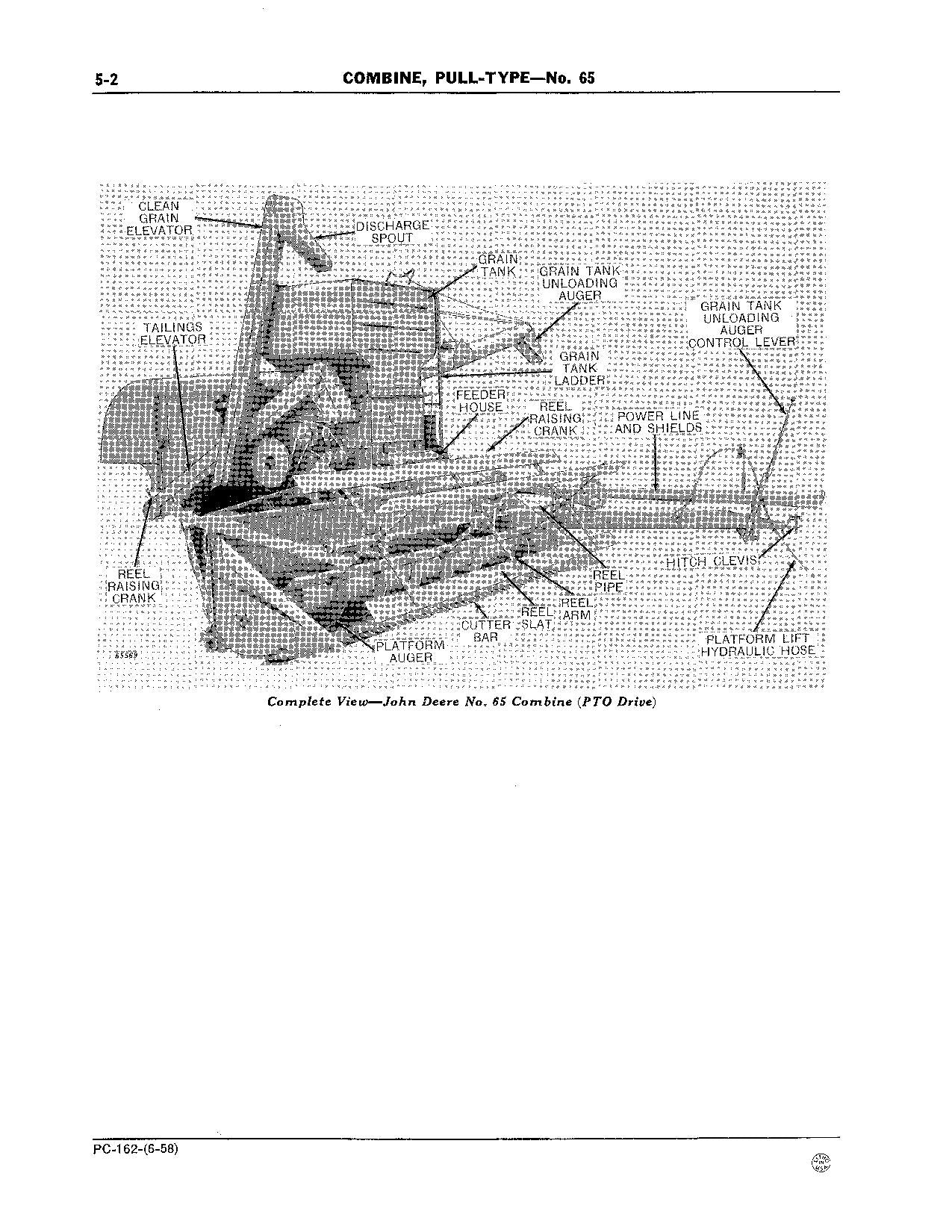 MANUEL DU CATALOGUE DES PIÈCES DE LA MOISSONNEUSE-BATTEUSE JOHN DEERE 65 #1