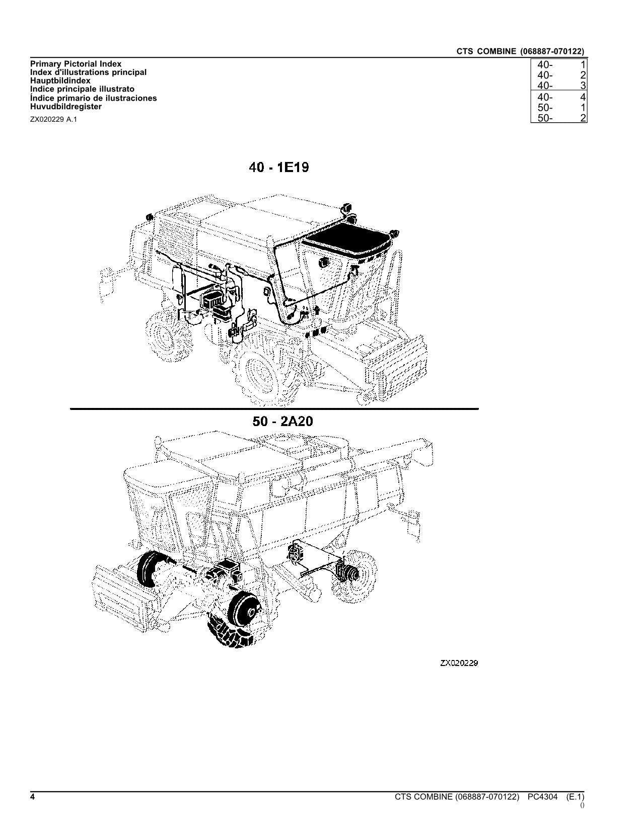 MANUEL DU CATALOGUE DES PIÈCES DE RECHANGE POUR MOISSONNEUSE-BATTEUSE JOHN DEERE CTS #3