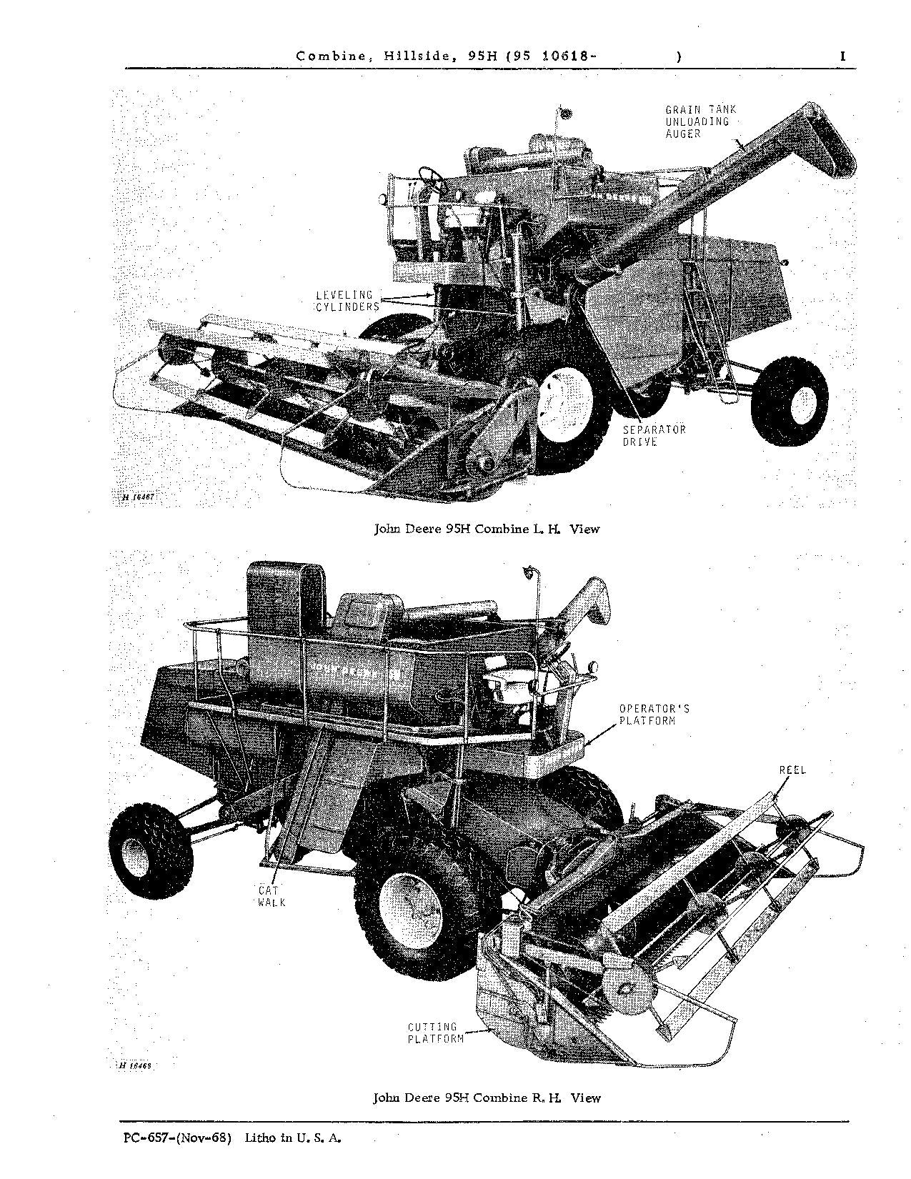 MANUEL DU CATALOGUE DES PIÈCES DE LA MOISSONNEUSE-BATTEUSE JOHN DEERE 95H #2