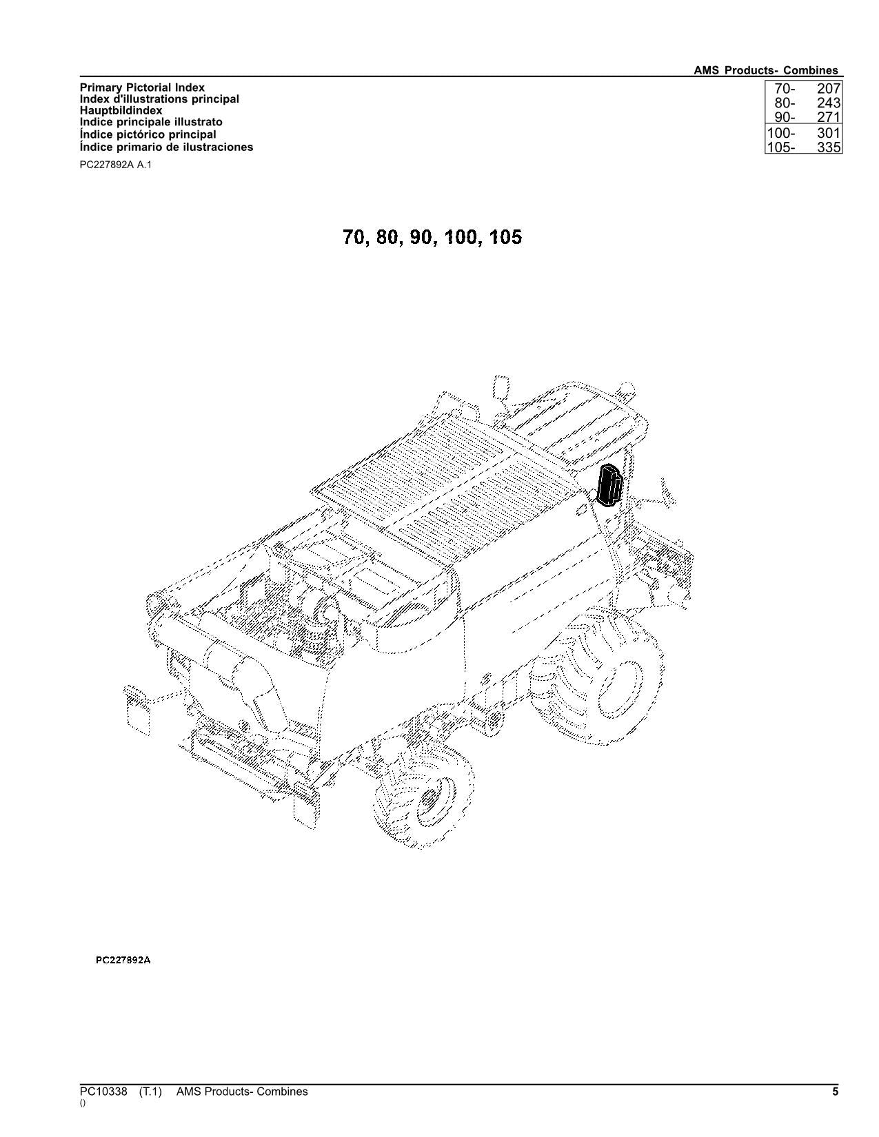 JOHN DEERE MAPPING MONITORING AUTOTRAC LIGHTBAR MÄHDRESCHER ERSATZTEILKATALOGHANDBUCH