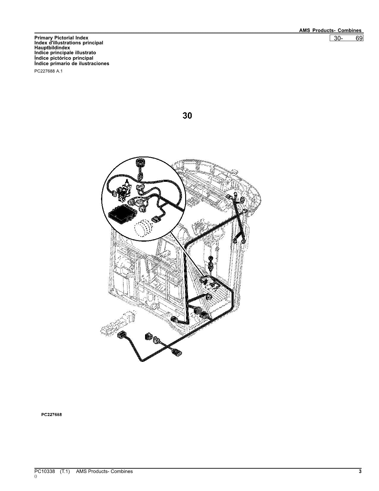 JOHN DEERE MAPPING MONITORING AUTOTRAC LIGHTBAR MÄHDRESCHER ERSATZTEILKATALOGHANDBUCH