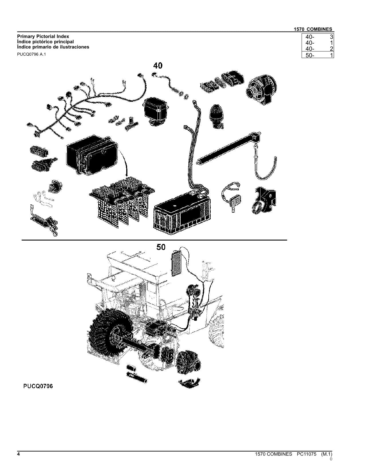 JOHN DEERE 1570 MÄHDRESCHER-ERSATZTEILKATALOGHANDBUCH Nr. 2