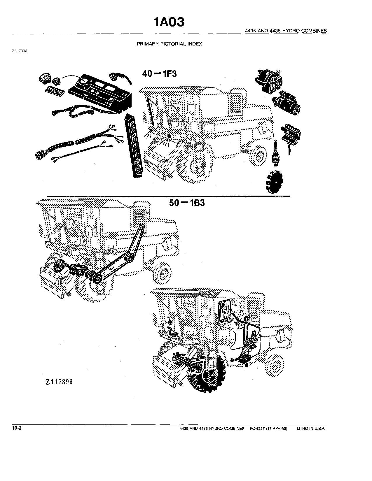 JOHN DEERE 4435 MÄHDRESCHER-ERSATZTEILKATALOGHANDBUCH