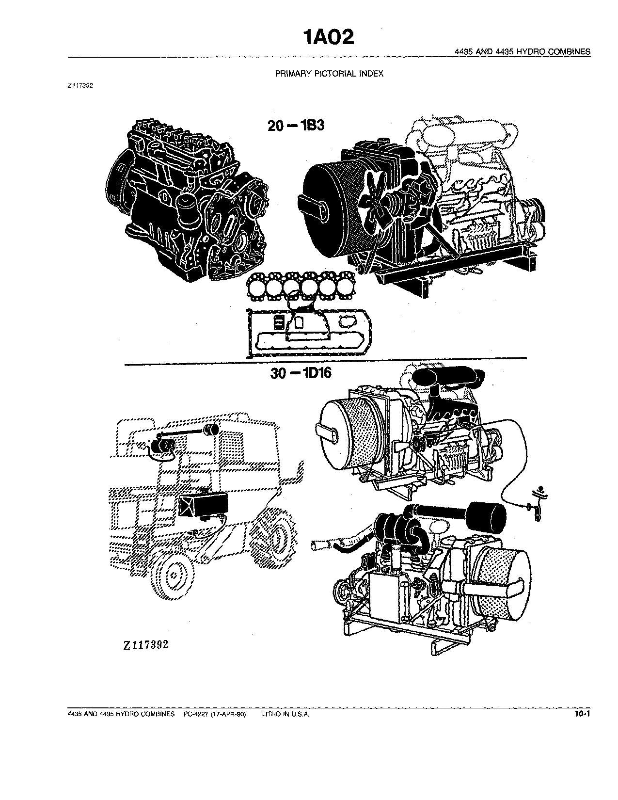 JOHN DEERE 4435 MÄHDRESCHER-ERSATZTEILKATALOGHANDBUCH