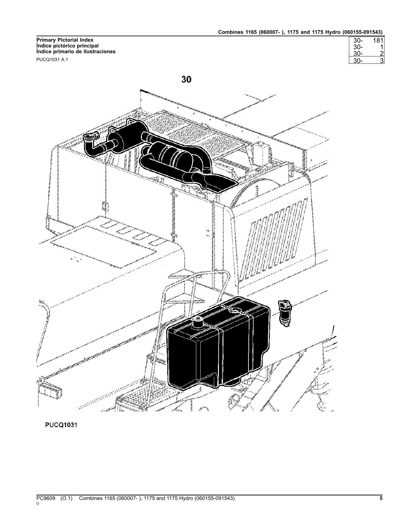 MANUEL DU CATALOGUE DES PIÈCES DE RECHANGE POUR MOISSONNEUSES-BATTEUSES JOHN DEERE 1165 1175 1175