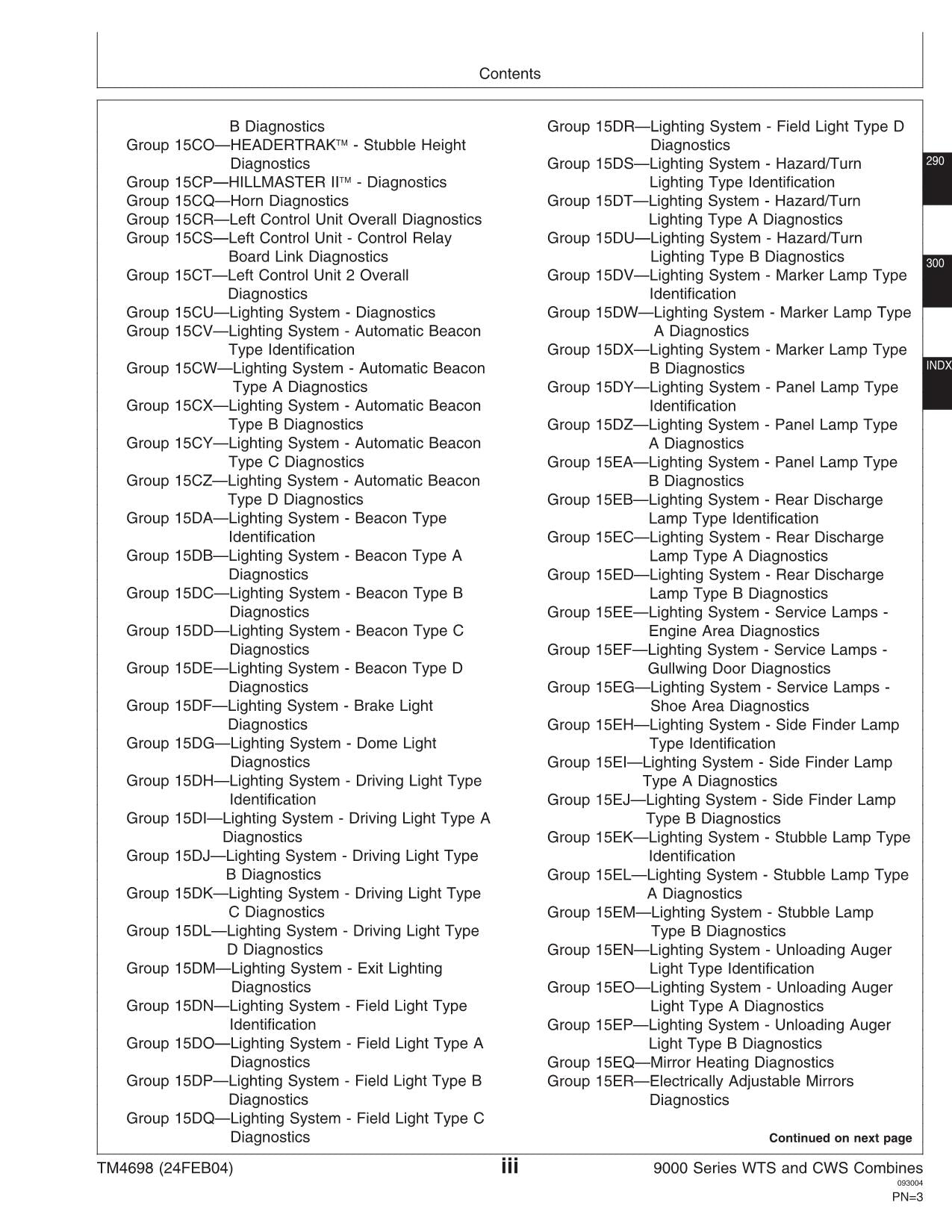 JOHN DEERE 9540 9560 9580 9640 9660 9680 MÄHDRESCHER DIAGNOSEHANDBUCH