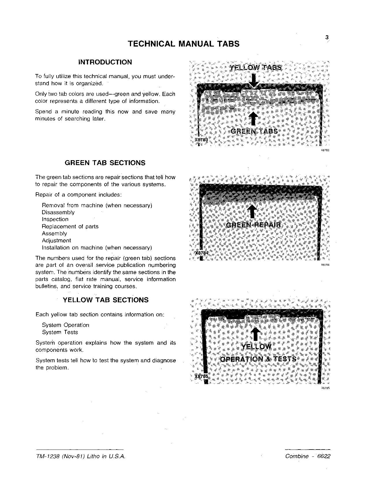 JOHN DEERE 6622 MÄHDRESCHER SERVICEHANDBUCH