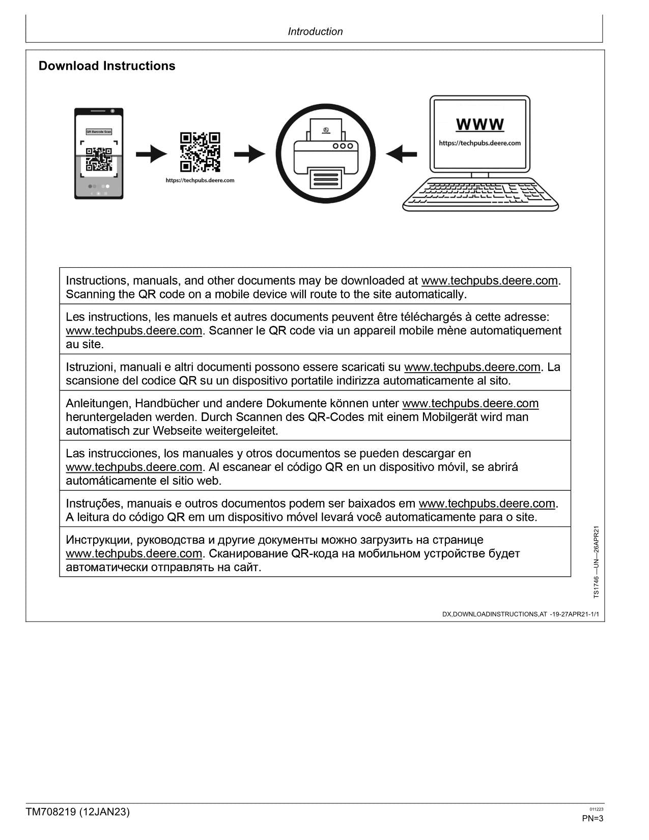 JOHN DEERE C1 200 COMBINE REPAIR SERVICE MANUAL