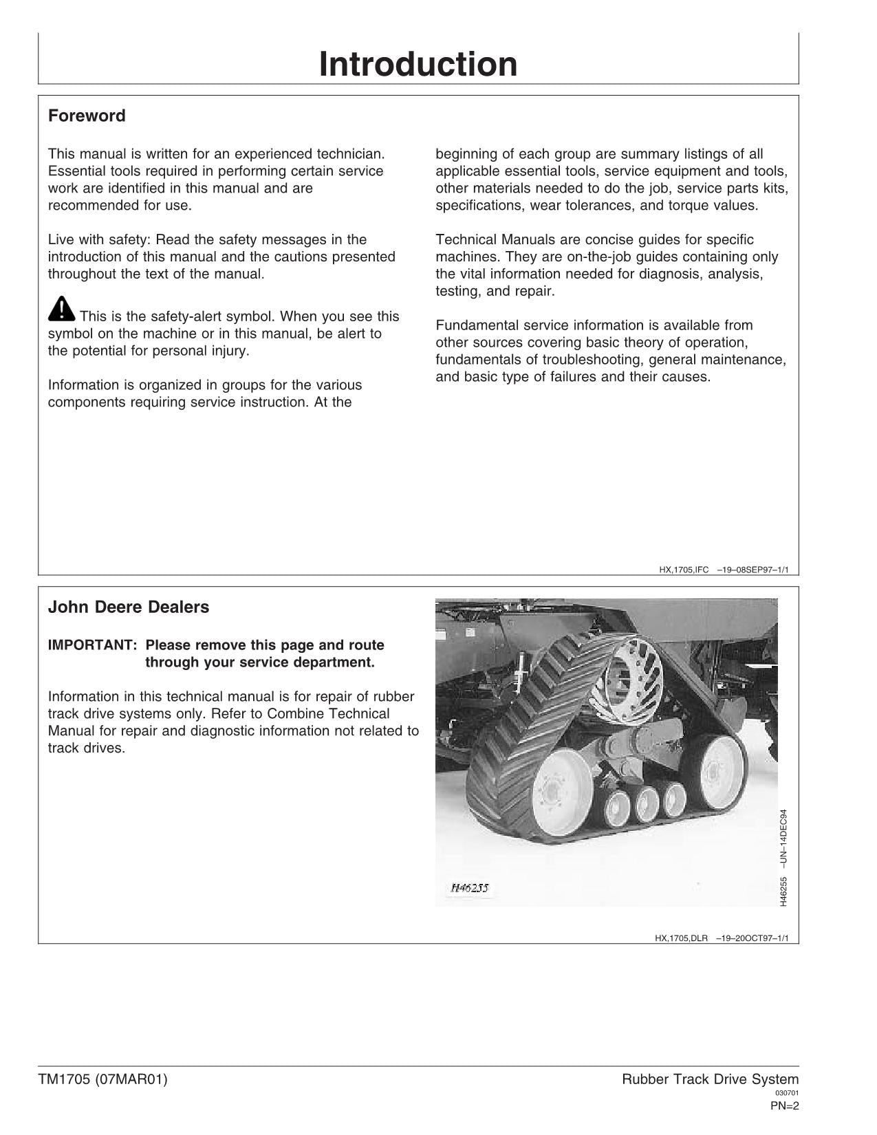 JOHN DEERE S660 S670 S680 S685 S690 T560 T660 T670 W540 MÄHDRESCHER SERVICEHANDBUCH