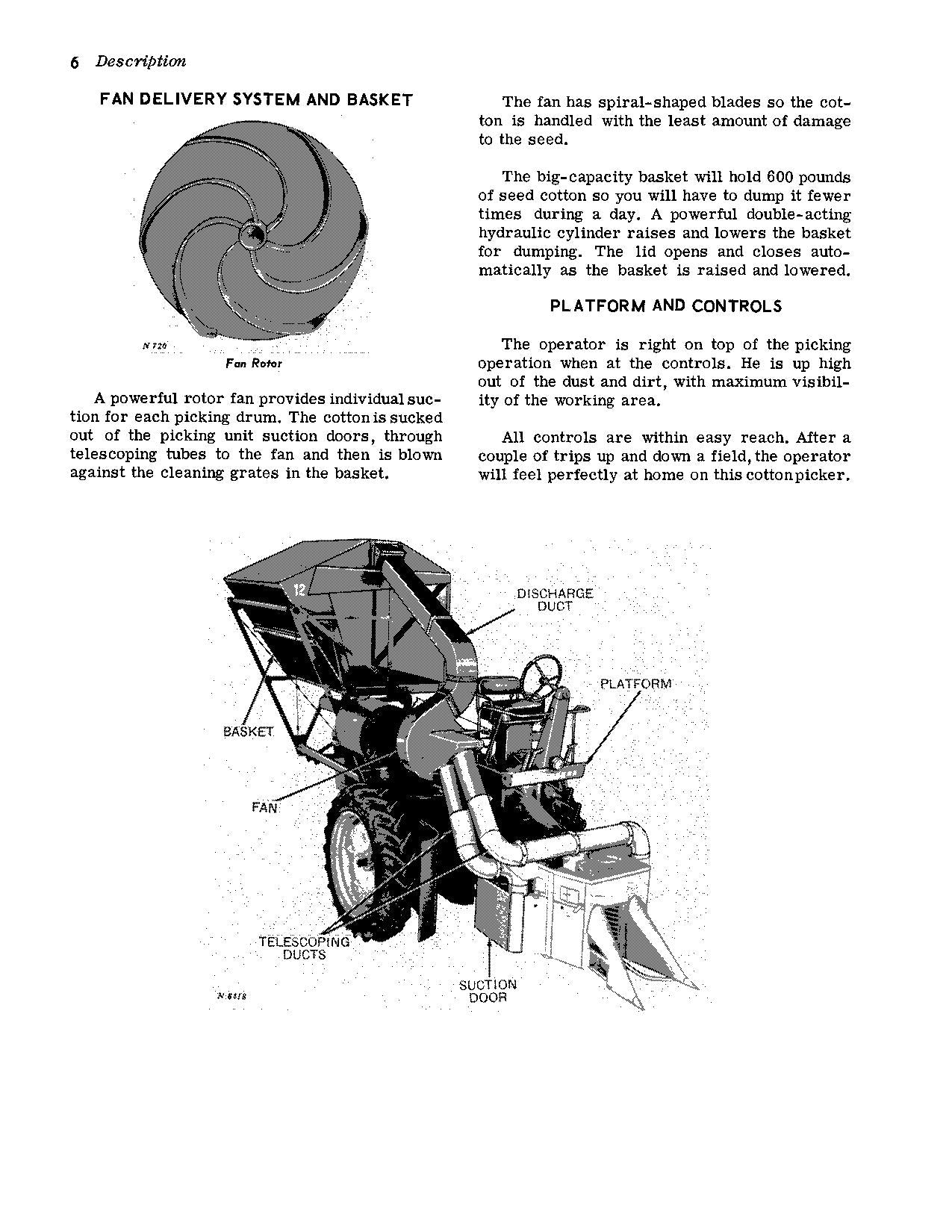 JOHN DEERE 12 BAUMWOLLPFÜNDER-BEDIENUNGSHANDBUCH Nr. 1