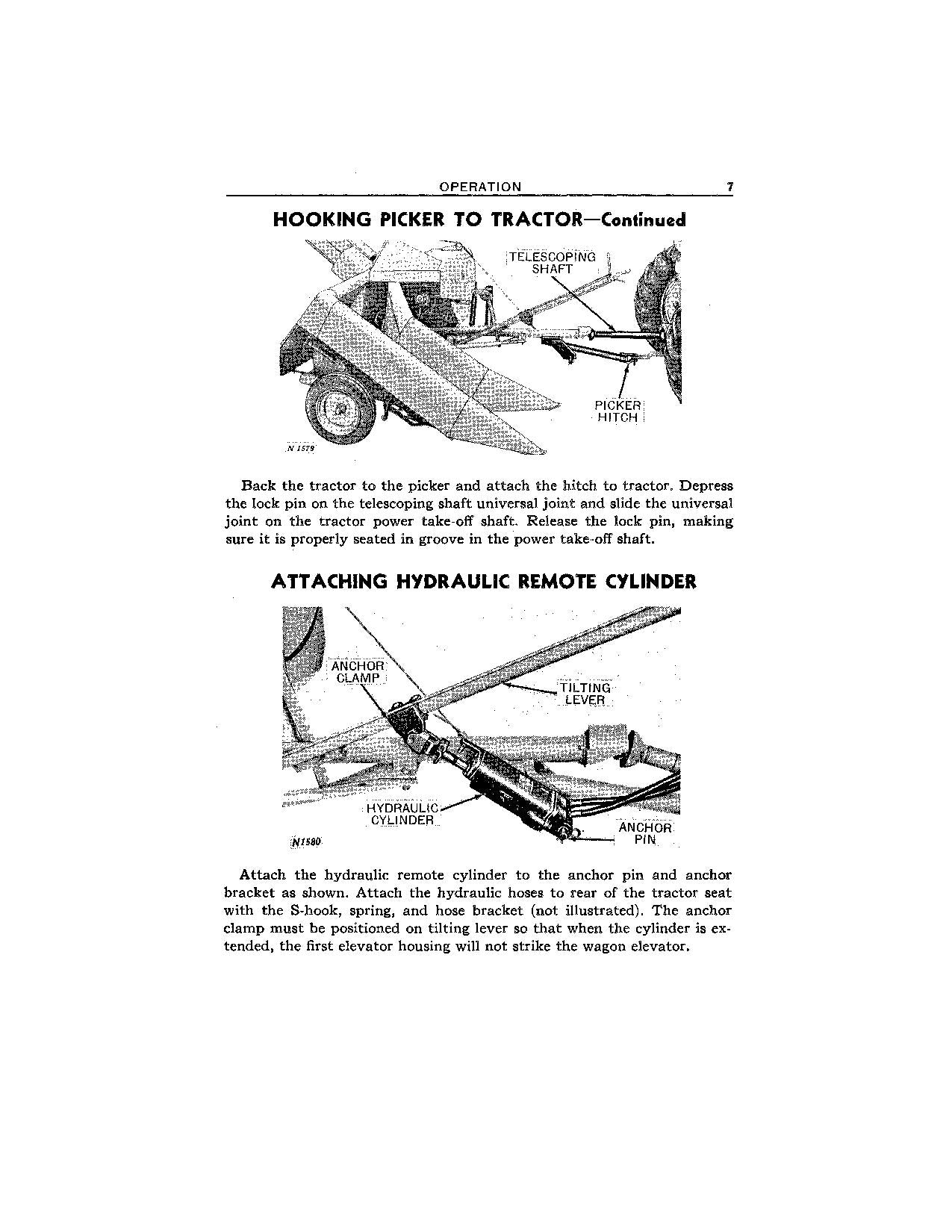 JOHN DEERE 18 COTTON PICKER OPERATORS MANUAL #1