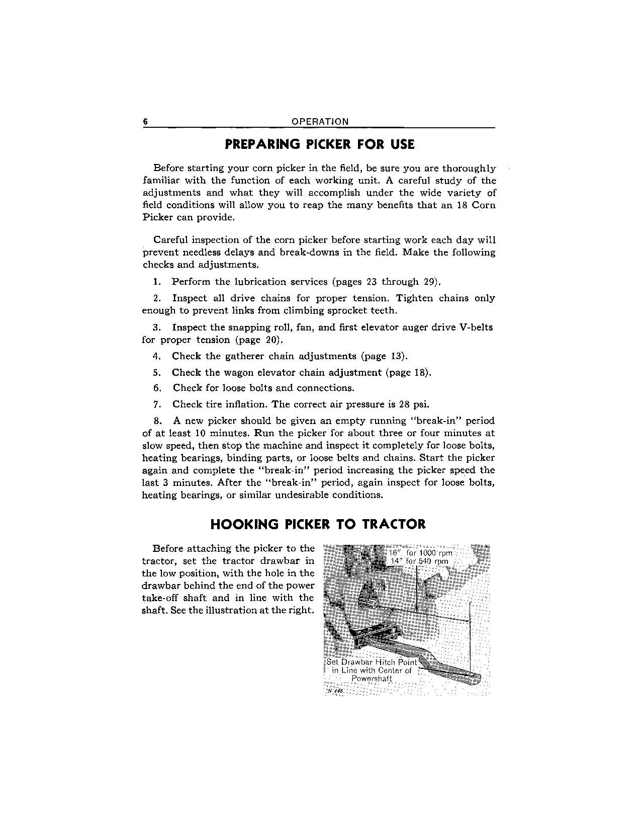 JOHN DEERE 18 COTTON PICKER OPERATORS MANUAL #2