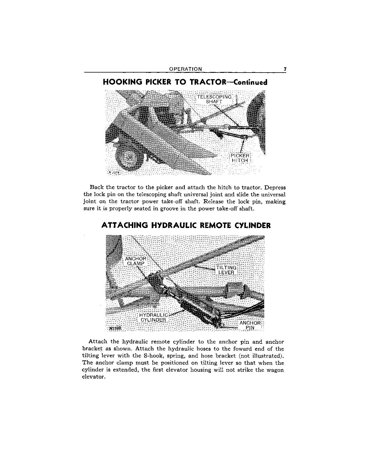 JOHN DEERE 18 COTTON PICKER OPERATORS MANUAL #2