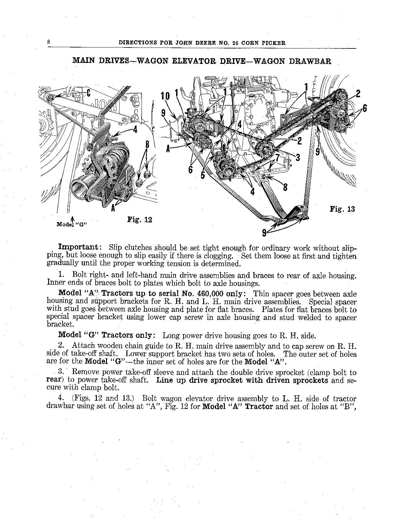 JOHN DEERE 25 COTTON PICKER OPERATORS MANUAL