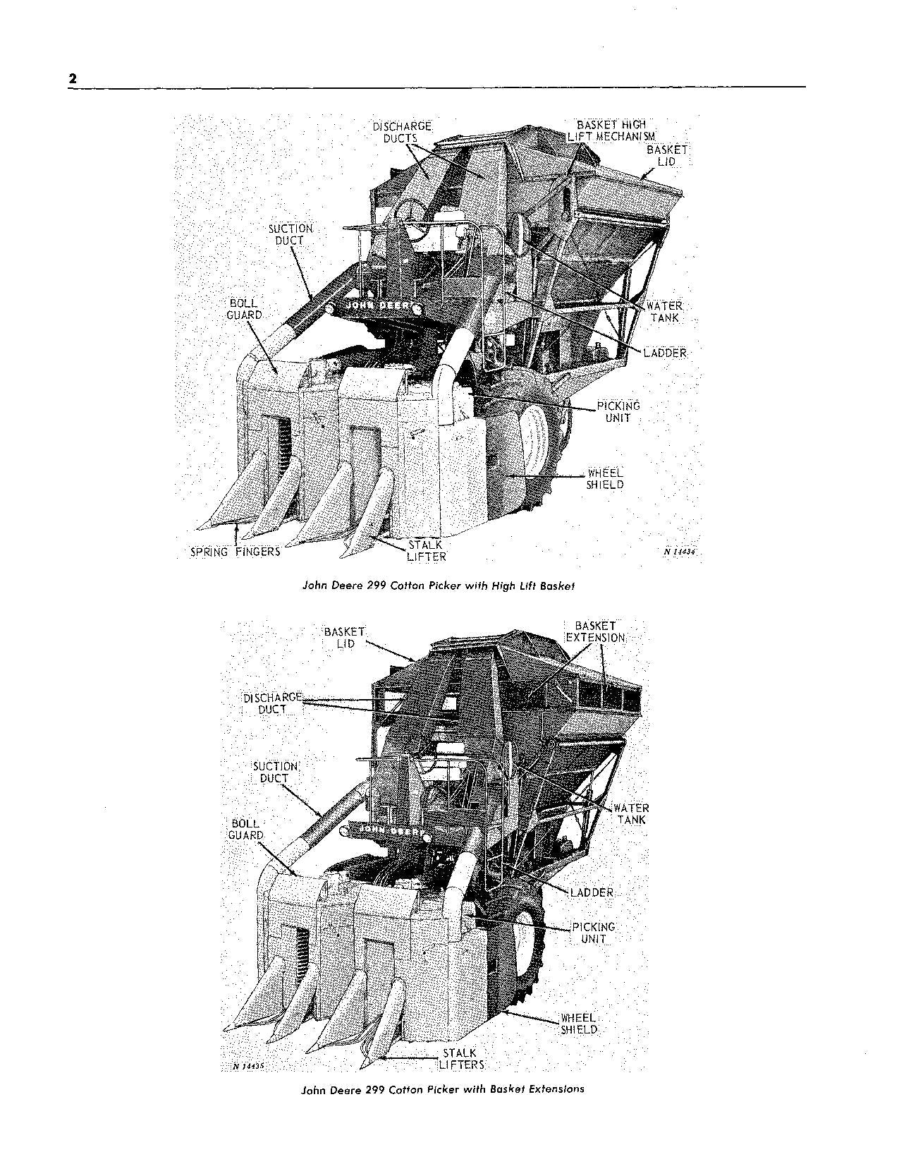 JOHN DEERE 299 COTTON PICKER OPERATORS MANUAL #2