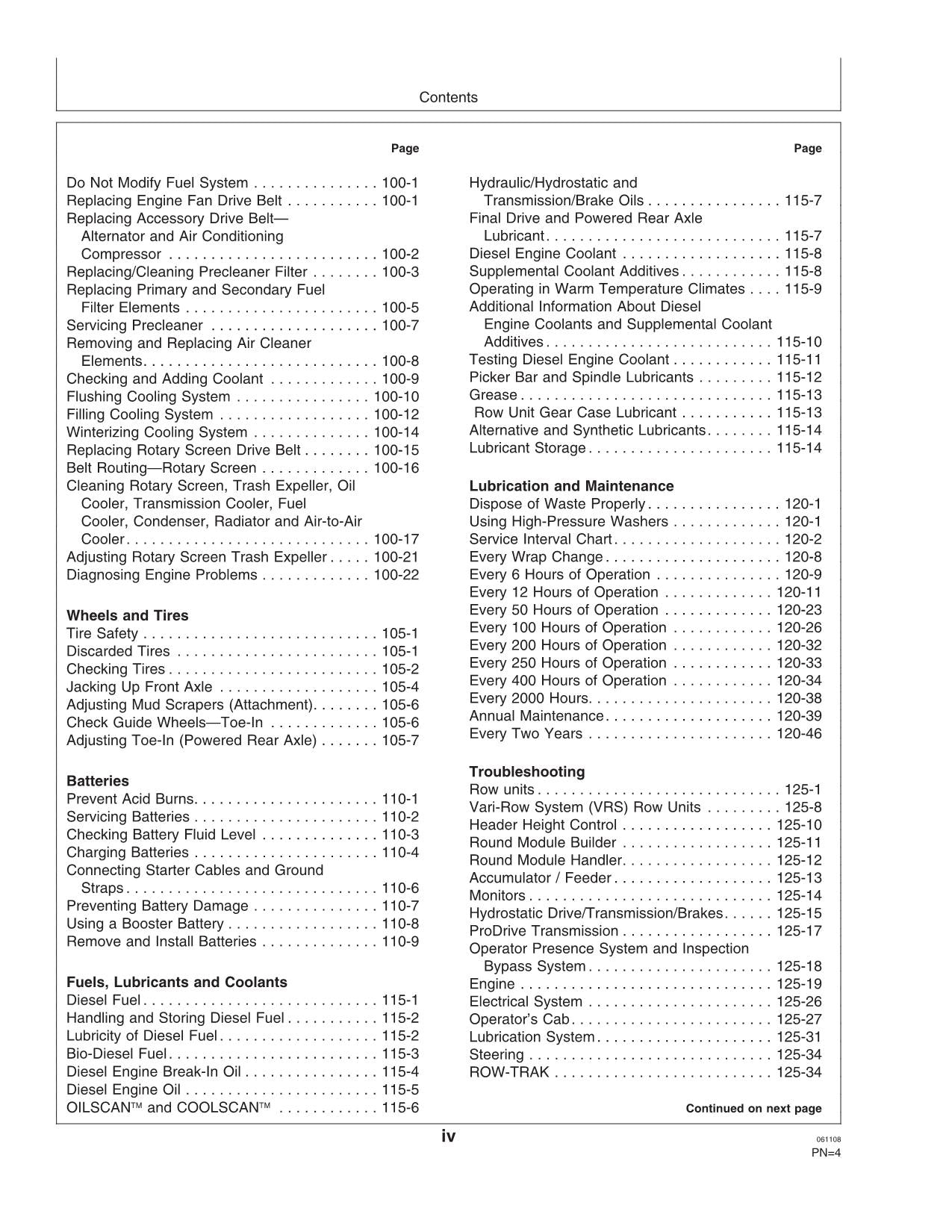 JOHN DEERE 7760 COTTON PICKER OPERATORS MANUAL #1