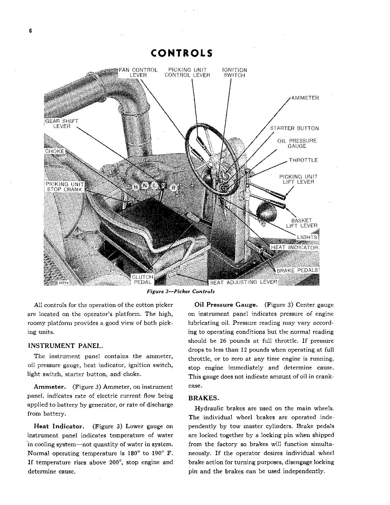 JOHN DEERE 8 COTTON PICKER OPERATORS MANUAL #1