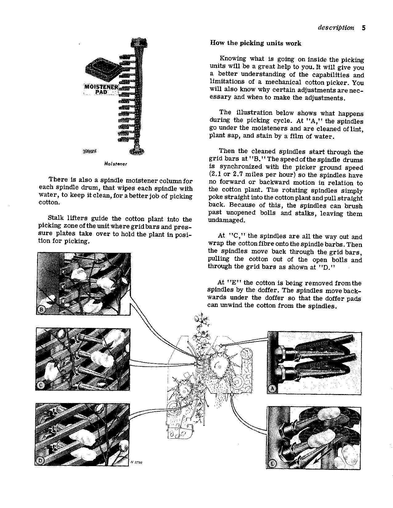 JOHN DEERE 99 COTTON PICKER OPERATORS MANUAL #2