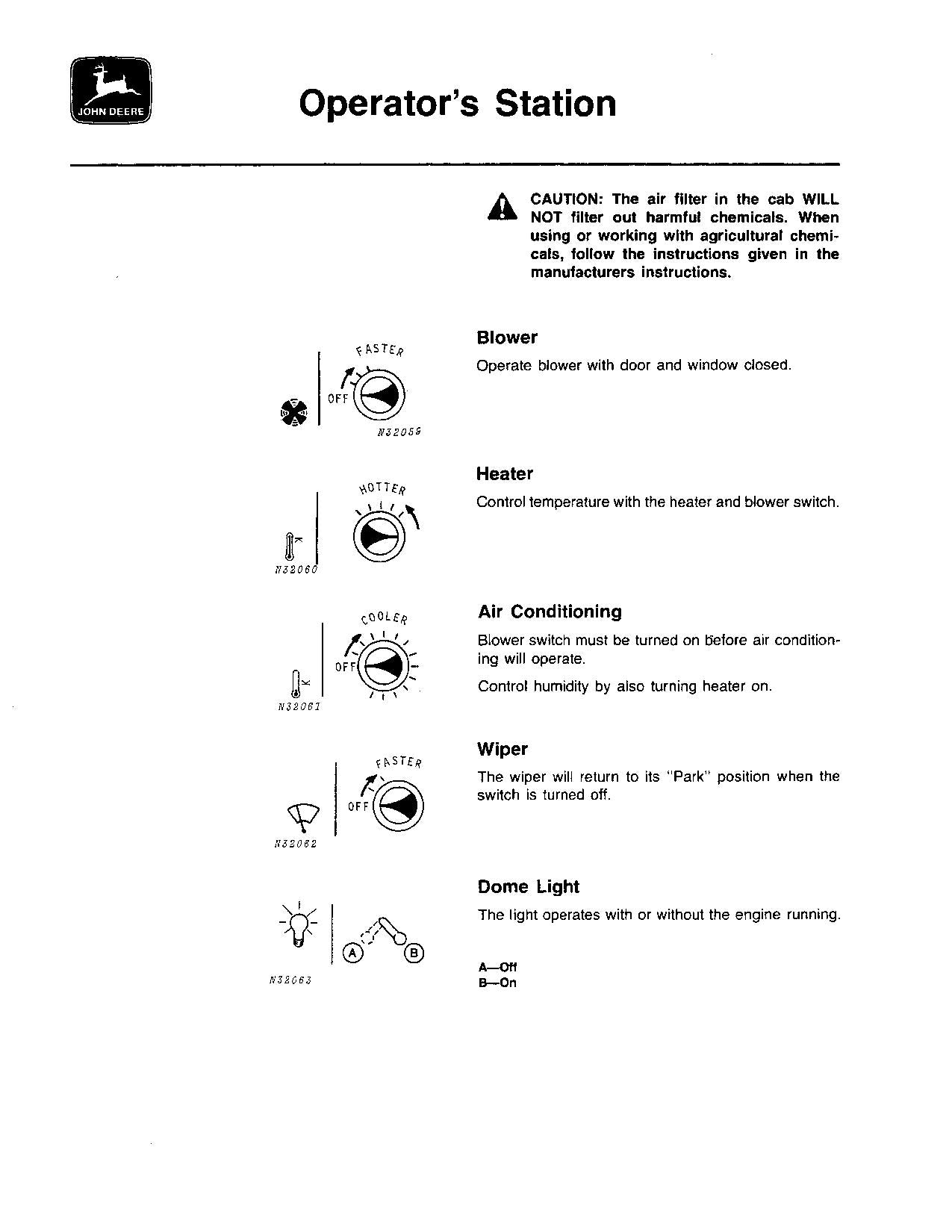 JOHN DEERE 9900 COTTON PICKER OPERATORS MANUAL #1