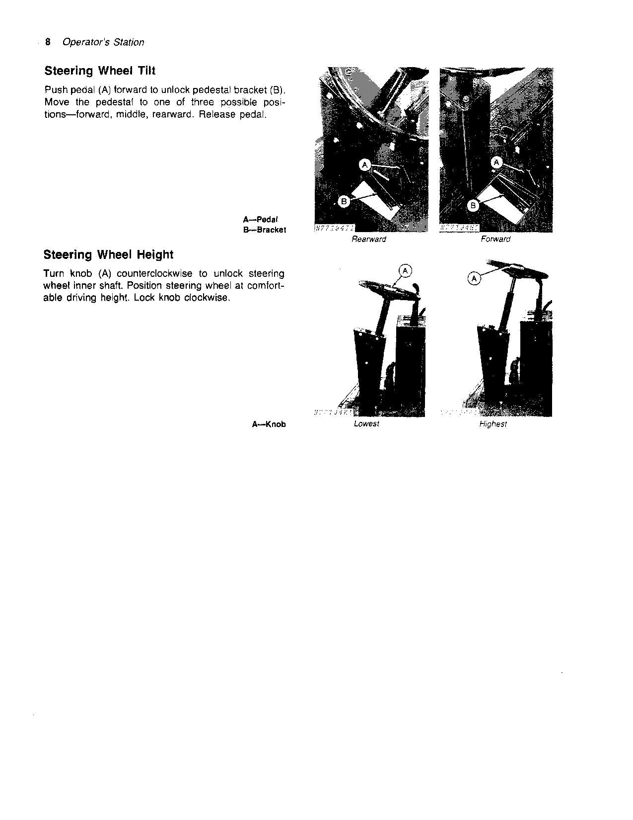 JOHN DEERE 9910 COTTON PICKER OPERATORS MANUAL #1