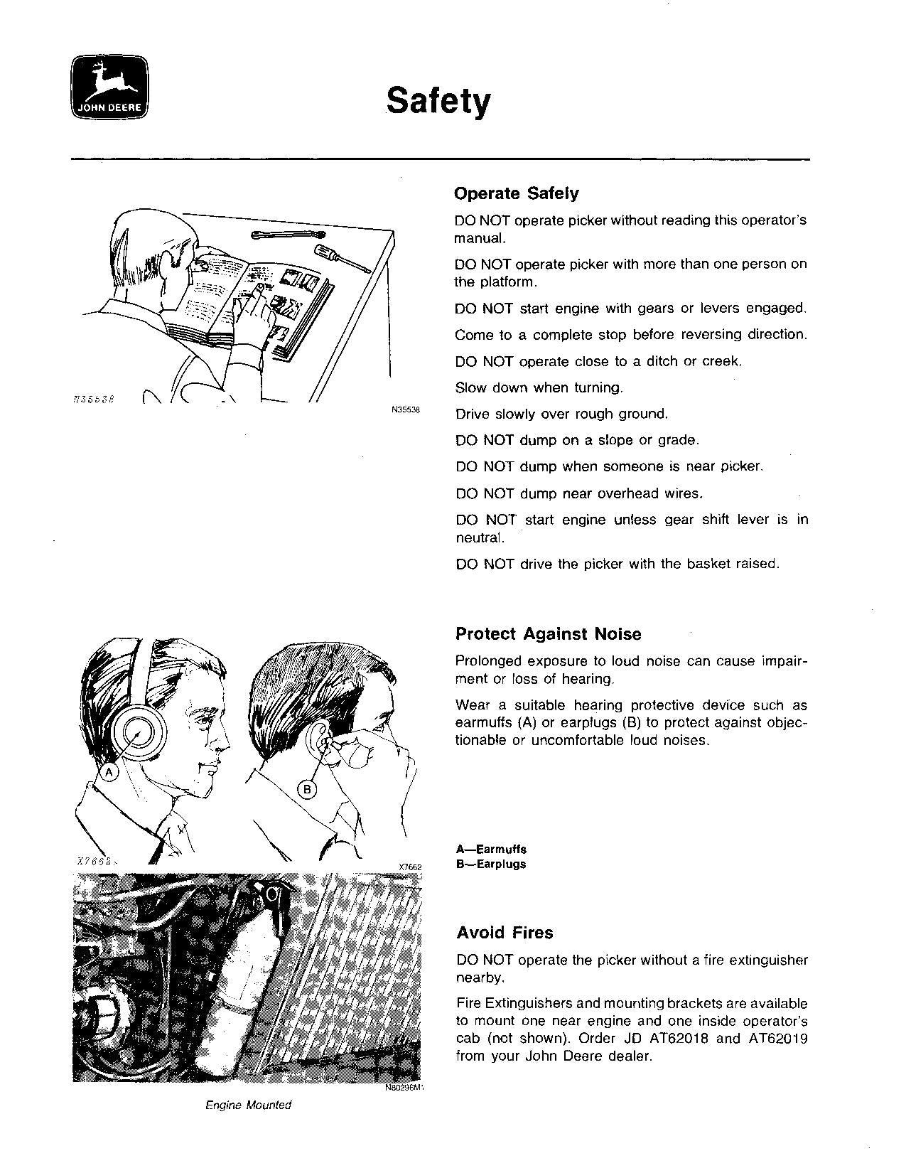 JOHN DEERE 9910 COTTON PICKER OPERATORS MANUAL #2