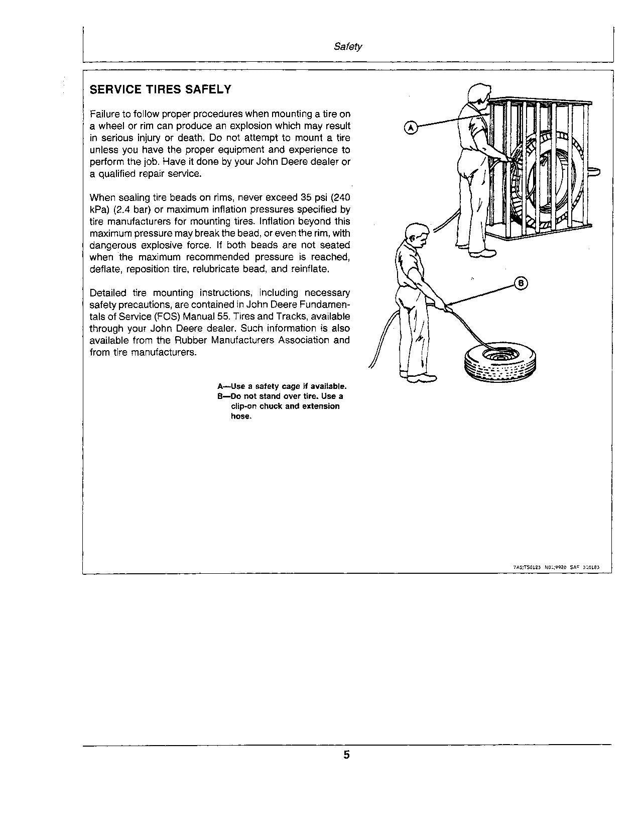 JOHN DEERE 9920 COTTON PICKER OPERATORS MANUAL #1