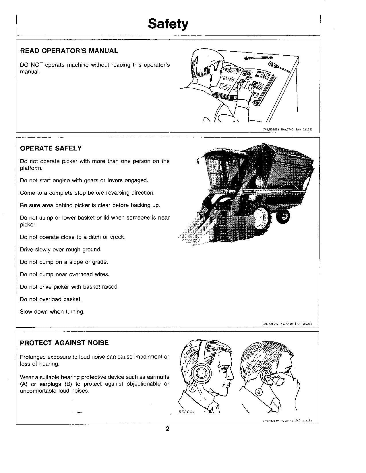 JOHN DEERE 9920 COTTON PICKER OPERATORS MANUAL #1