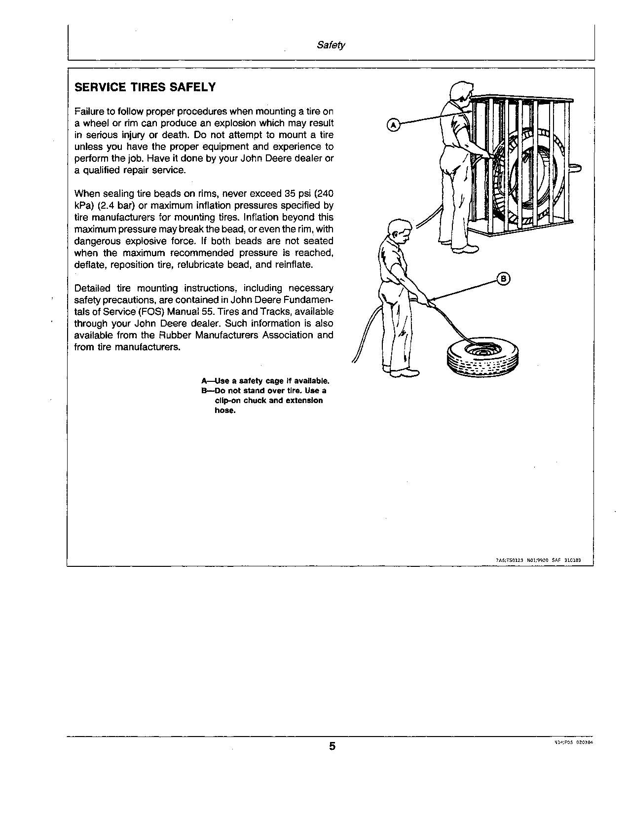 JOHN DEERE 9920 COTTON PICKER OPERATORS MANUAL #2