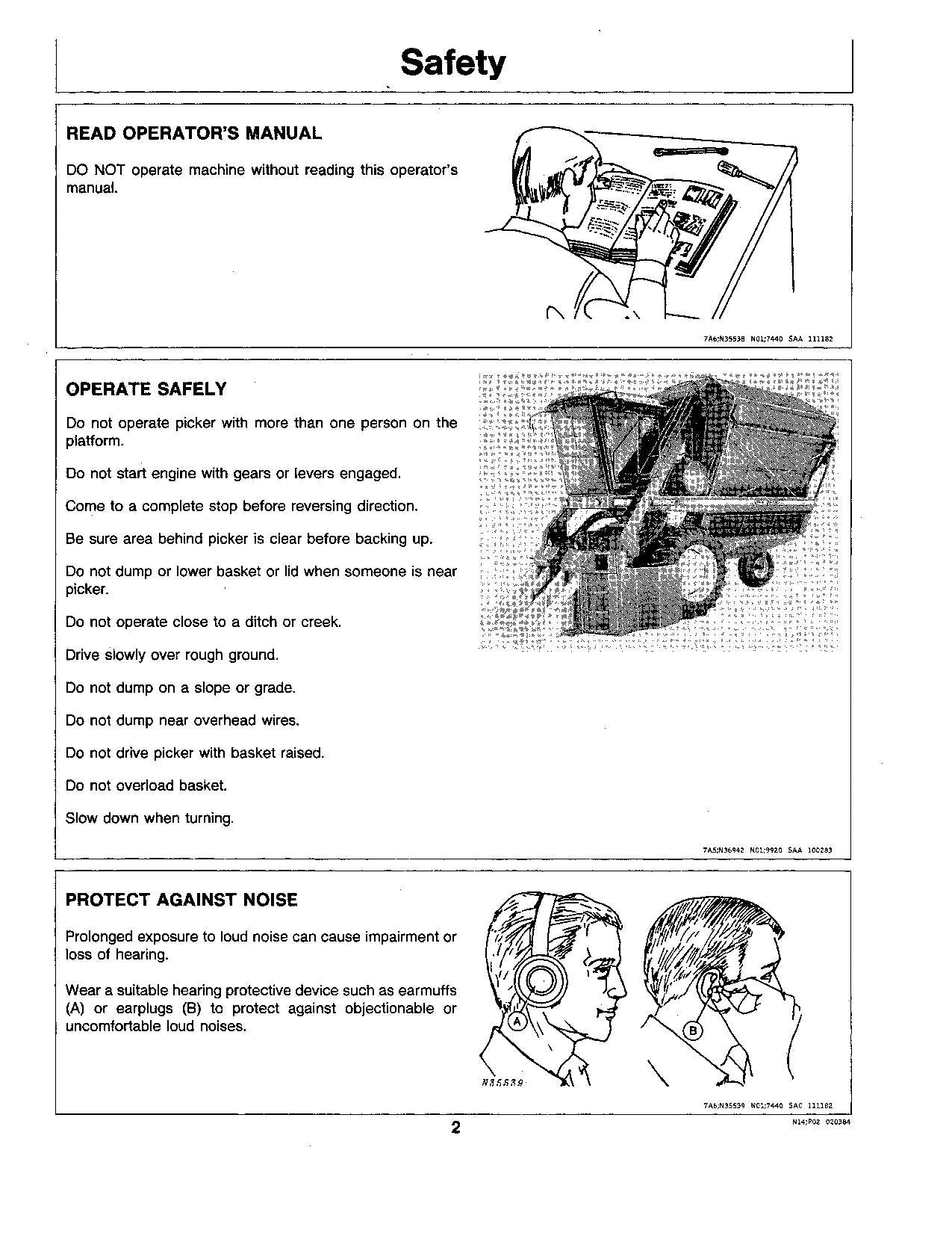 JOHN DEERE 9920 COTTON PICKER OPERATORS MANUAL #2