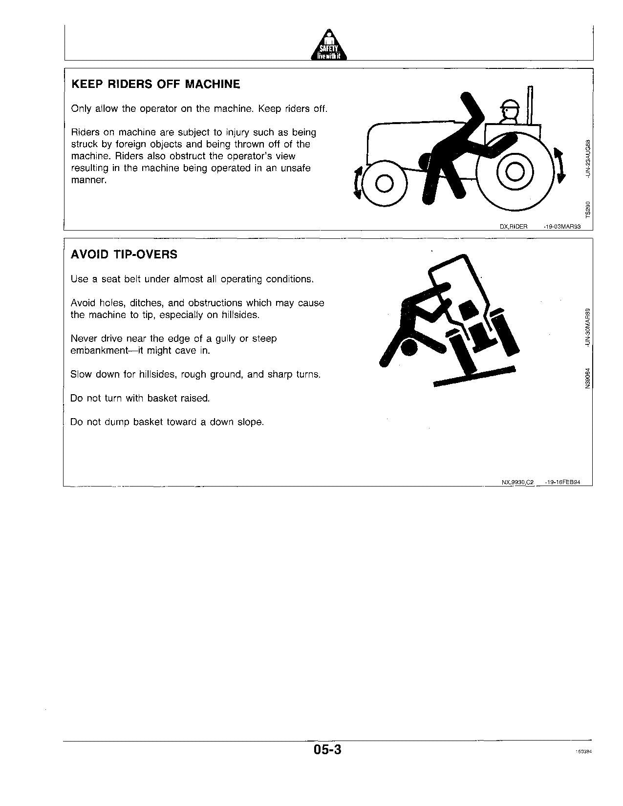 JOHN DEERE 9930 COTTON PICKER OPERATORS MANUAL #2