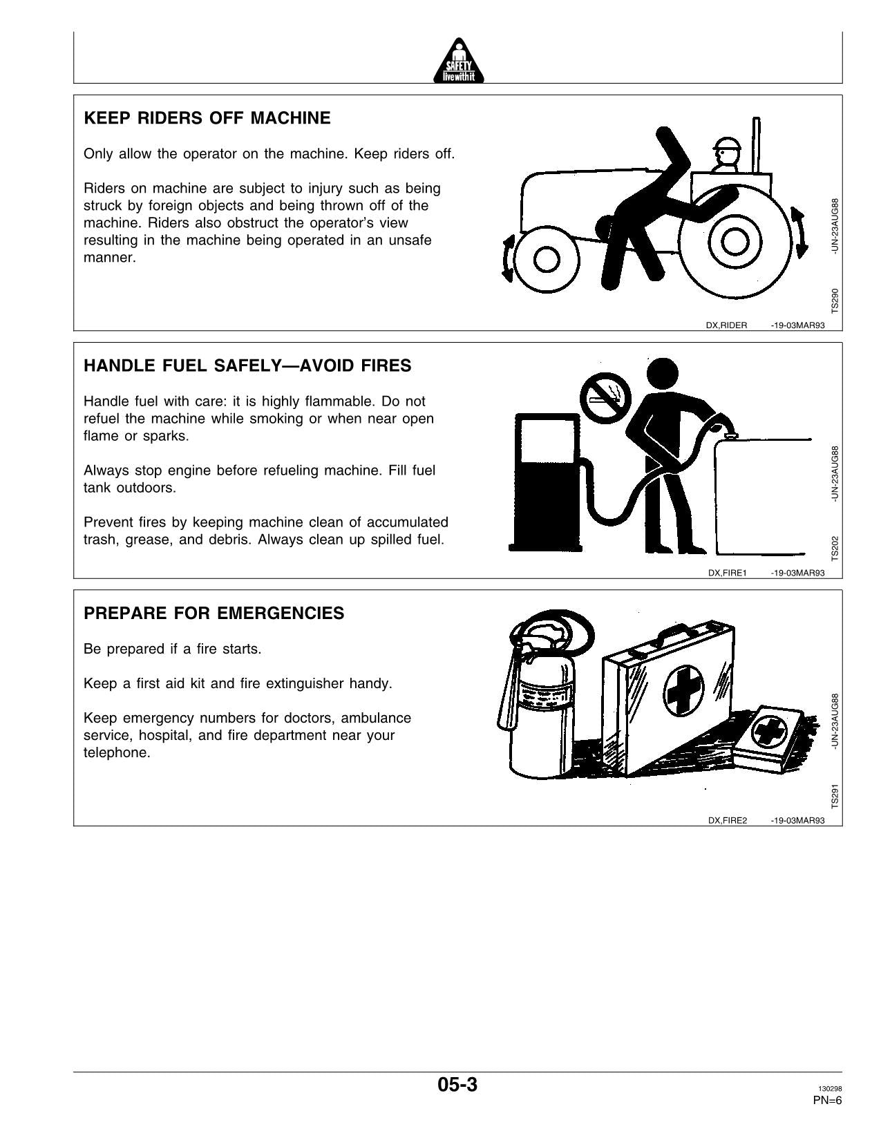 JOHN DEERE 9935 COTTON PICKER OPERATORS MANUAL #1