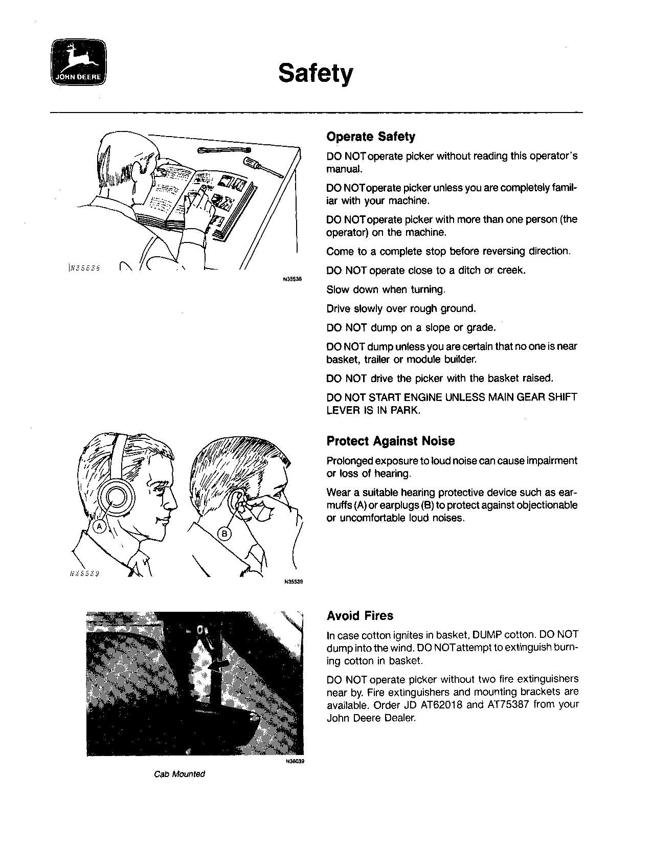 JOHN DEERE 9940 COTTON PICKER OPERATORS MANUAL #2